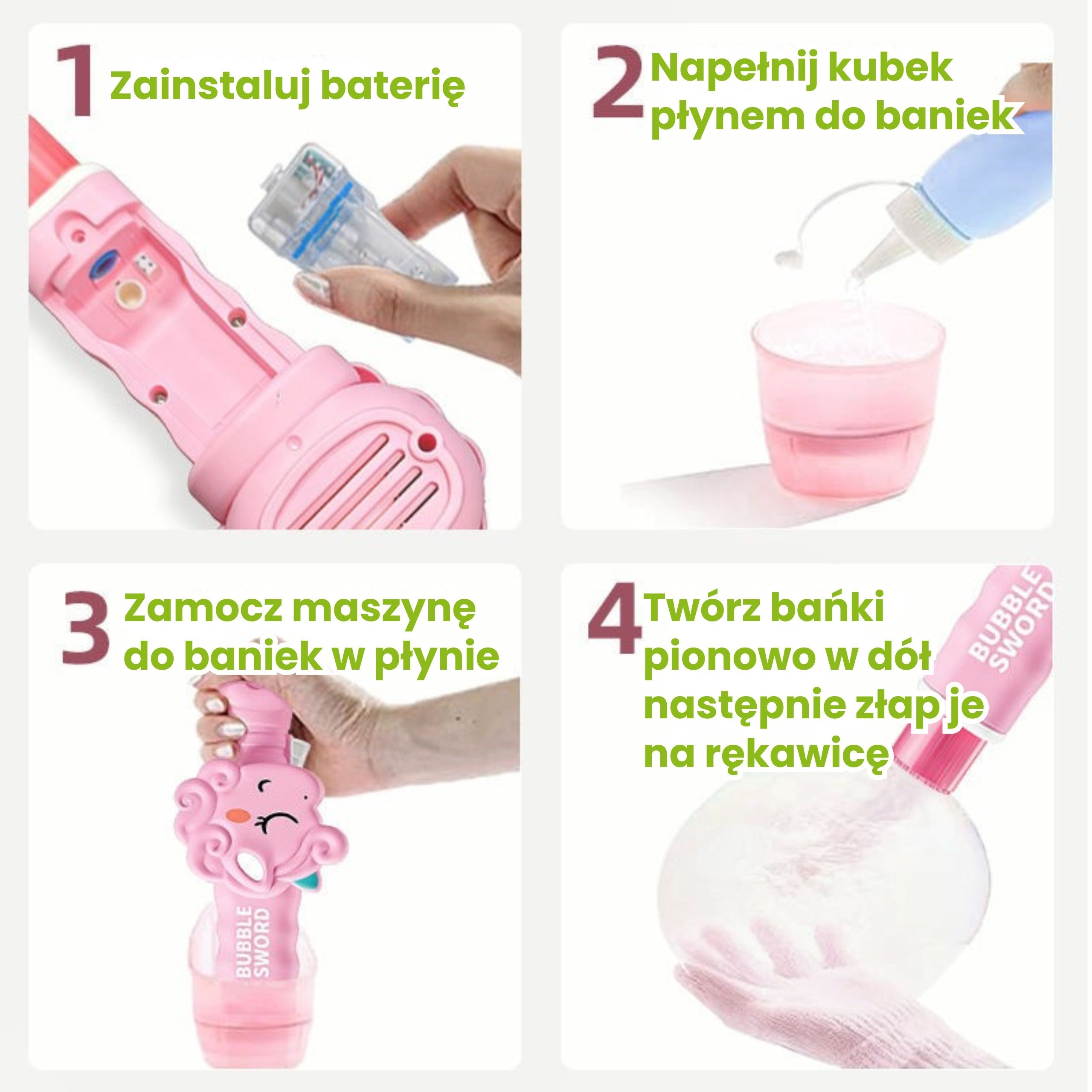 Woopie Dinosaur Smoke Bubble Gun Fog Bubble Machine Dobíjateľný