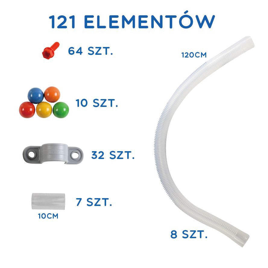 Masterkidz Stemboard-buissysteem 121-delig