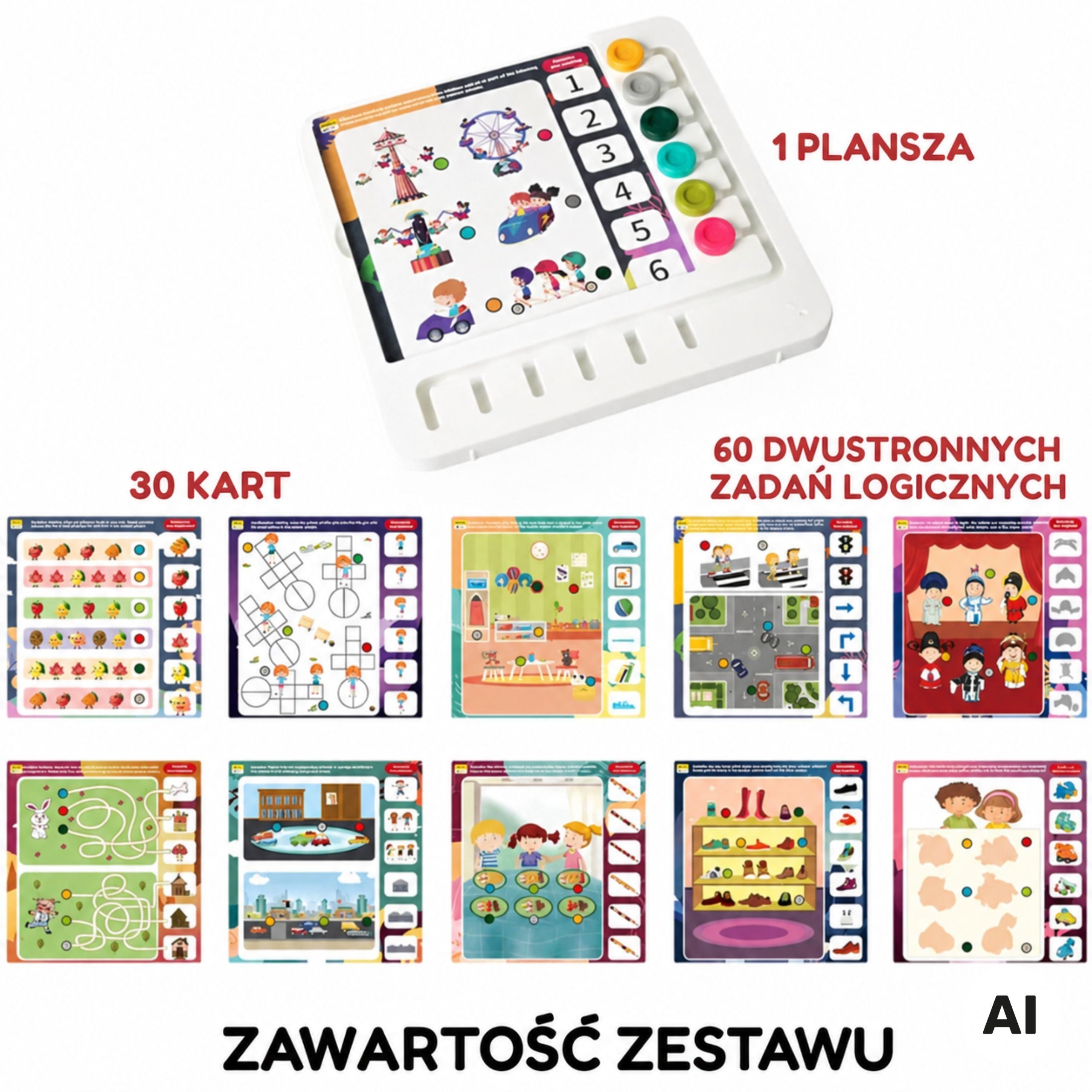 Woopie Set med 60 Logic Games 3+