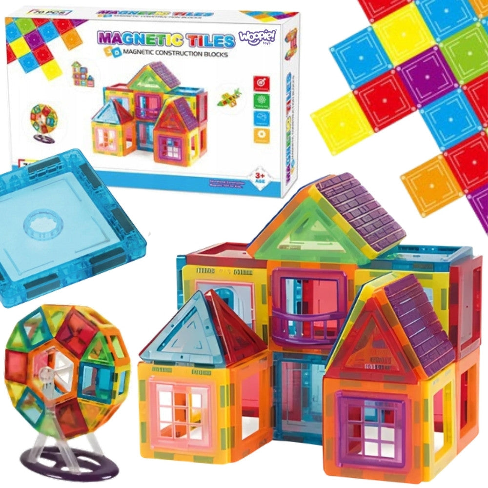 Woopie 3d Magnetic Blocks Educational Panels For Kids