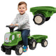 Трактор за возене Falk с ремарке Birdy Farm Green 1-3 години