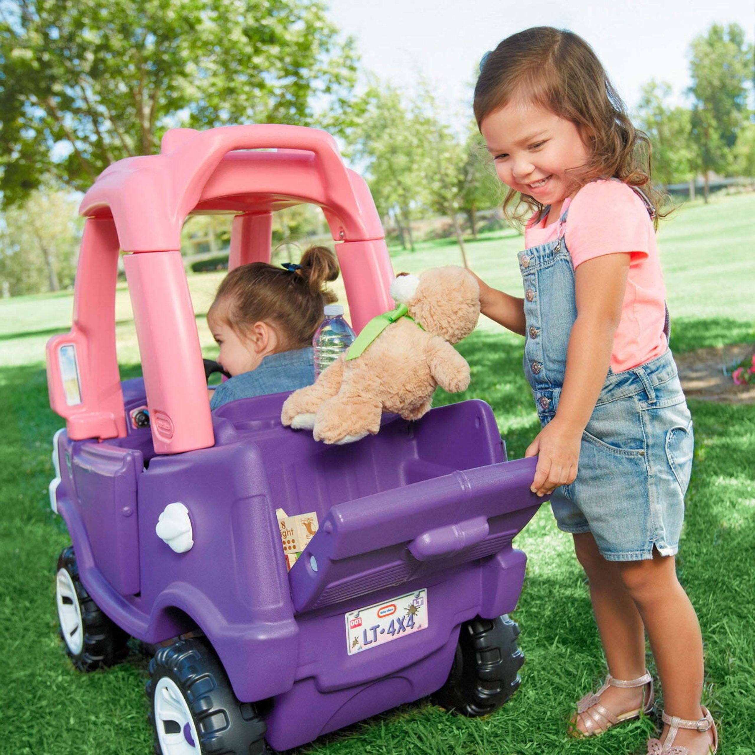 Little Tikes Veicolo fuoristrada rosa e viola per bambini