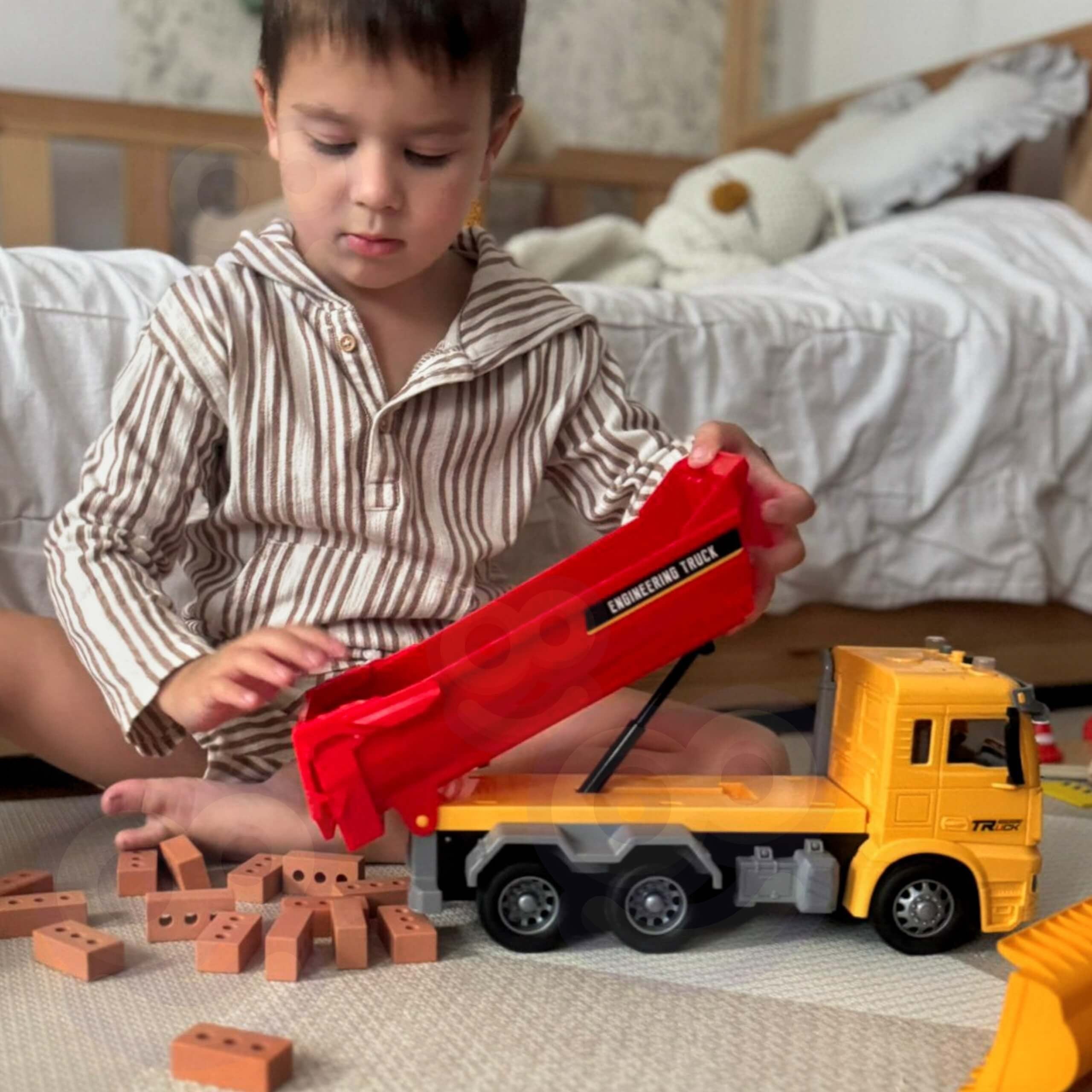 Woopie 1:12 konstruktion dumper med lys- og lydeffekter