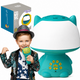 Woopie Многофункционална Rgb лампа Bluetooth високоговорител Караоке Гласов модулатор Sd карта Aux Тюркоаз