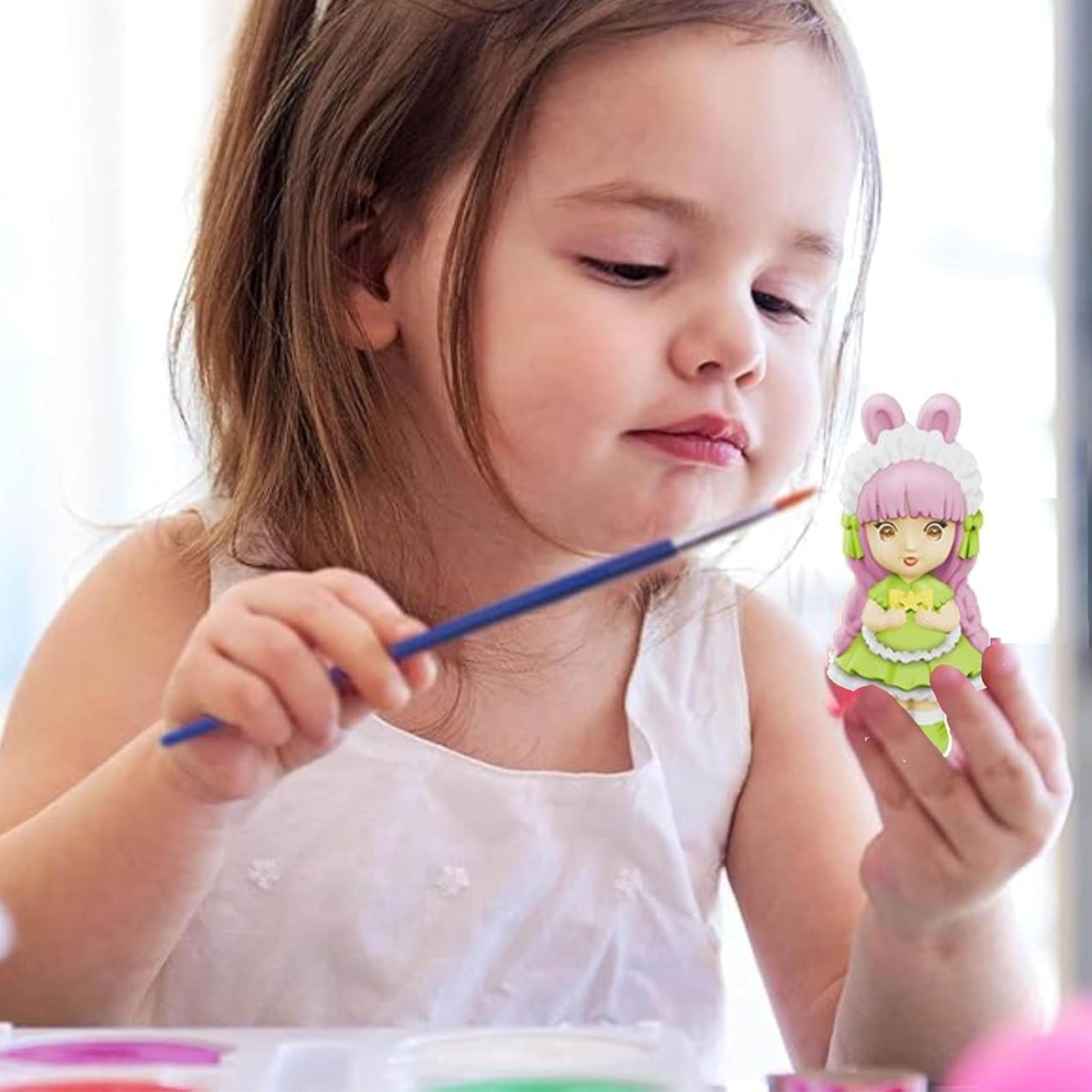 Zestaw do kreatywnego malowania Woopie Diy Paint - twórz odlewy gipsowe i maluj lalki