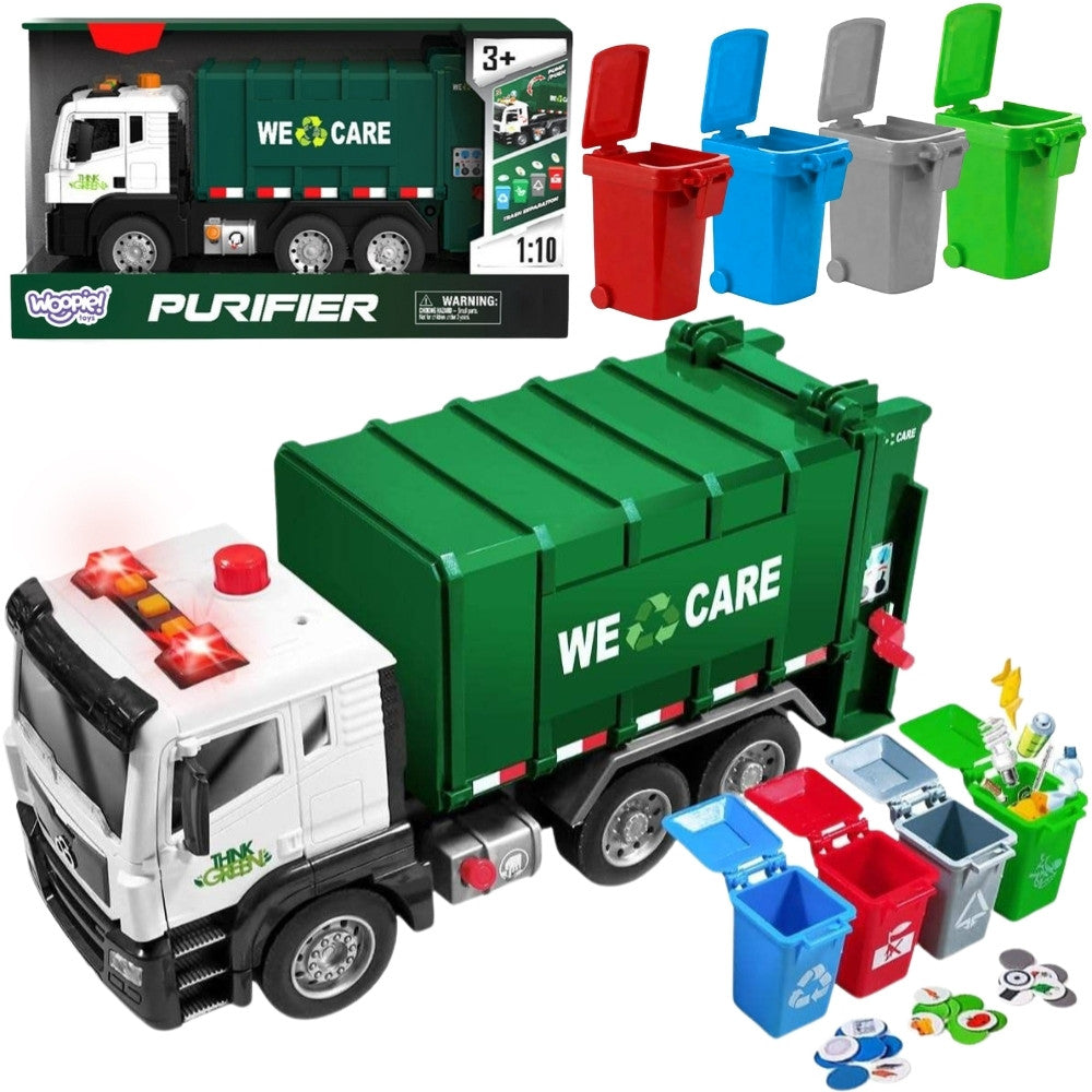 Woopie Garbage Truck Разделяне на боклука - мащаб 1:10