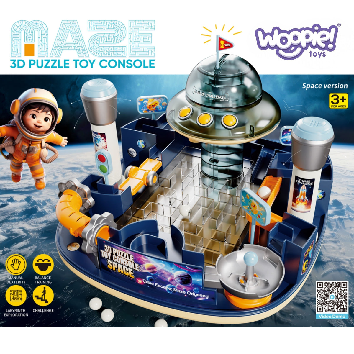 Woopie Space Maze 3d - Interaktív arcade konzol