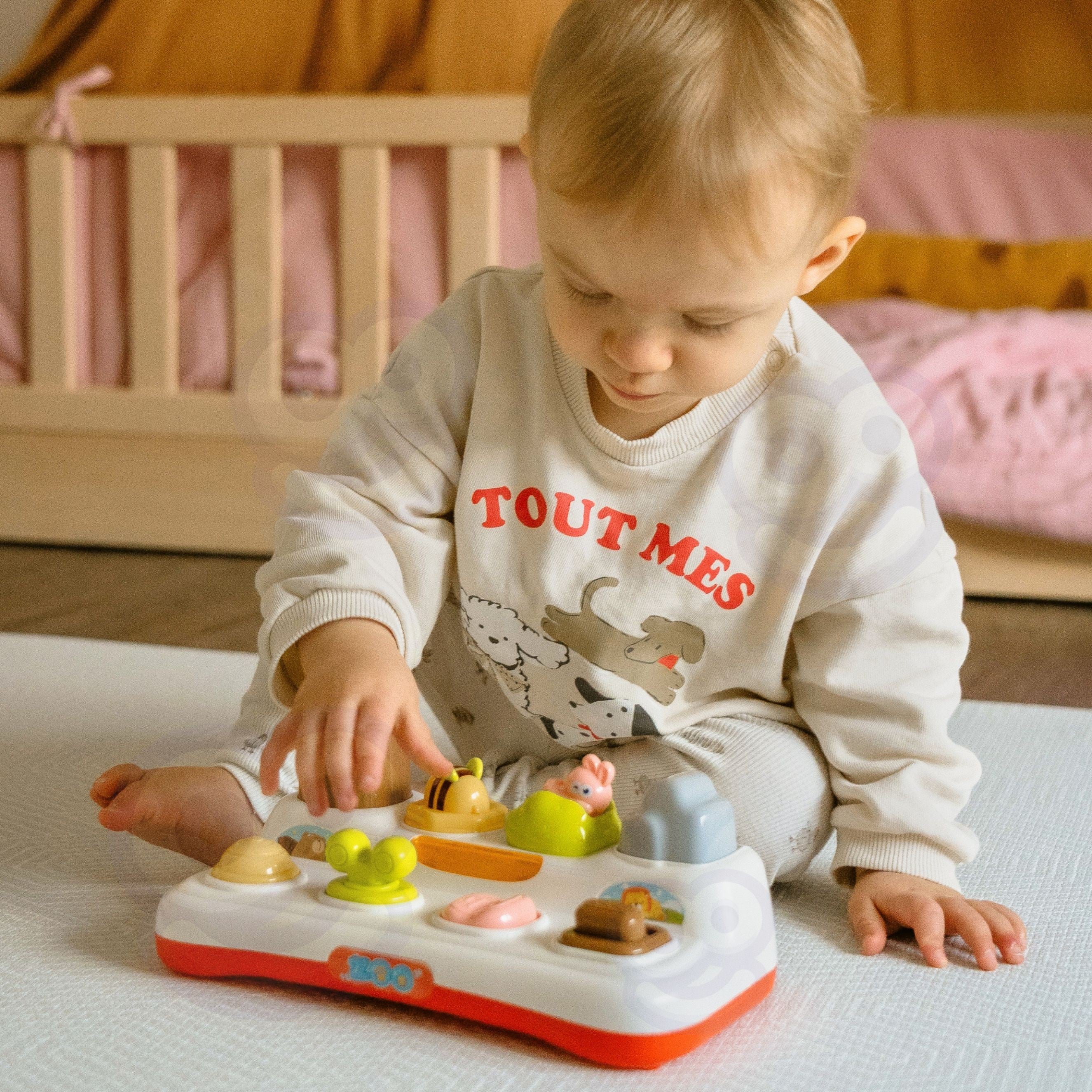 Woopie Baby Educational Toy Pop Up Zoo Animals
