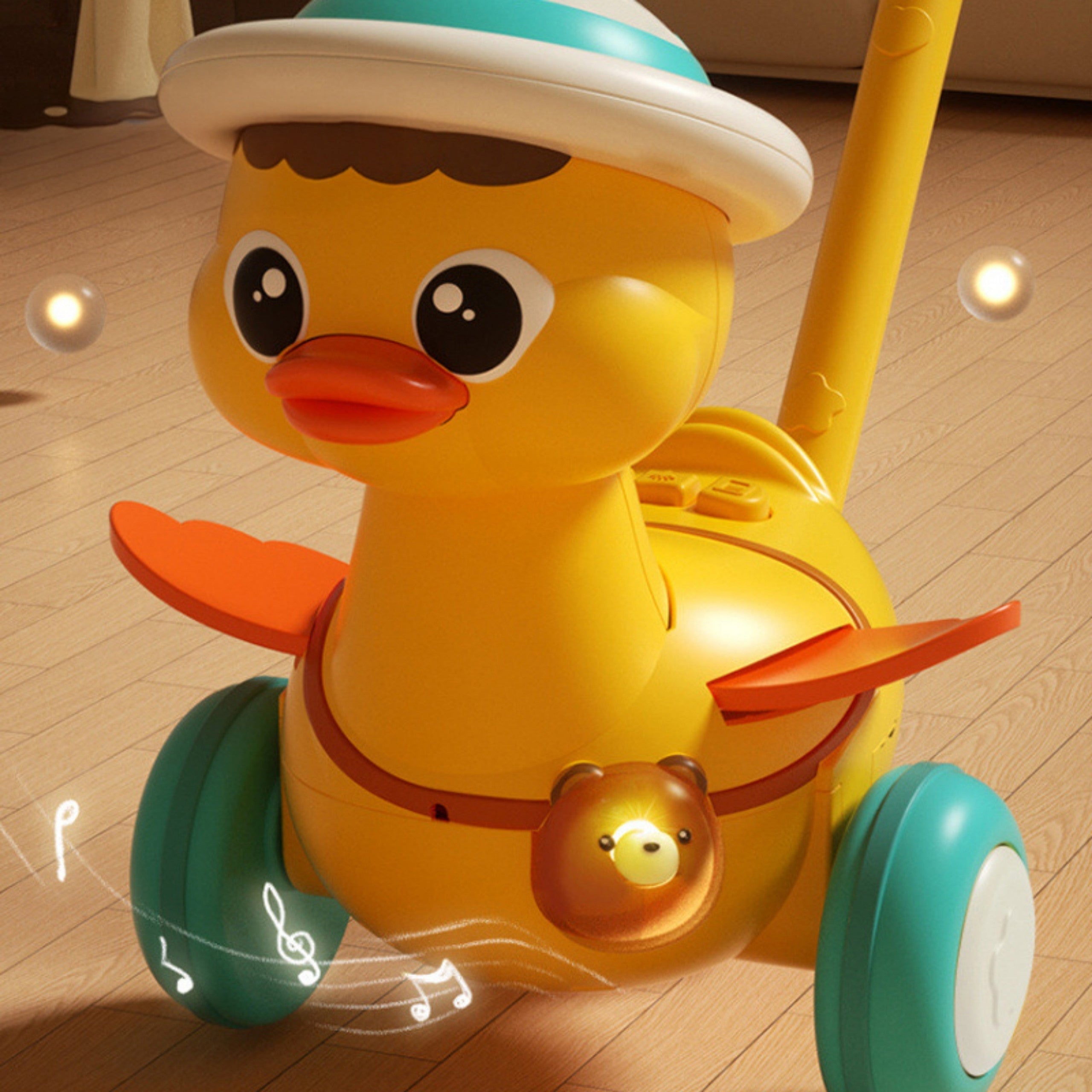 Woopie Ducky Stick Pusher Efekty dźwiękowe i świetlne