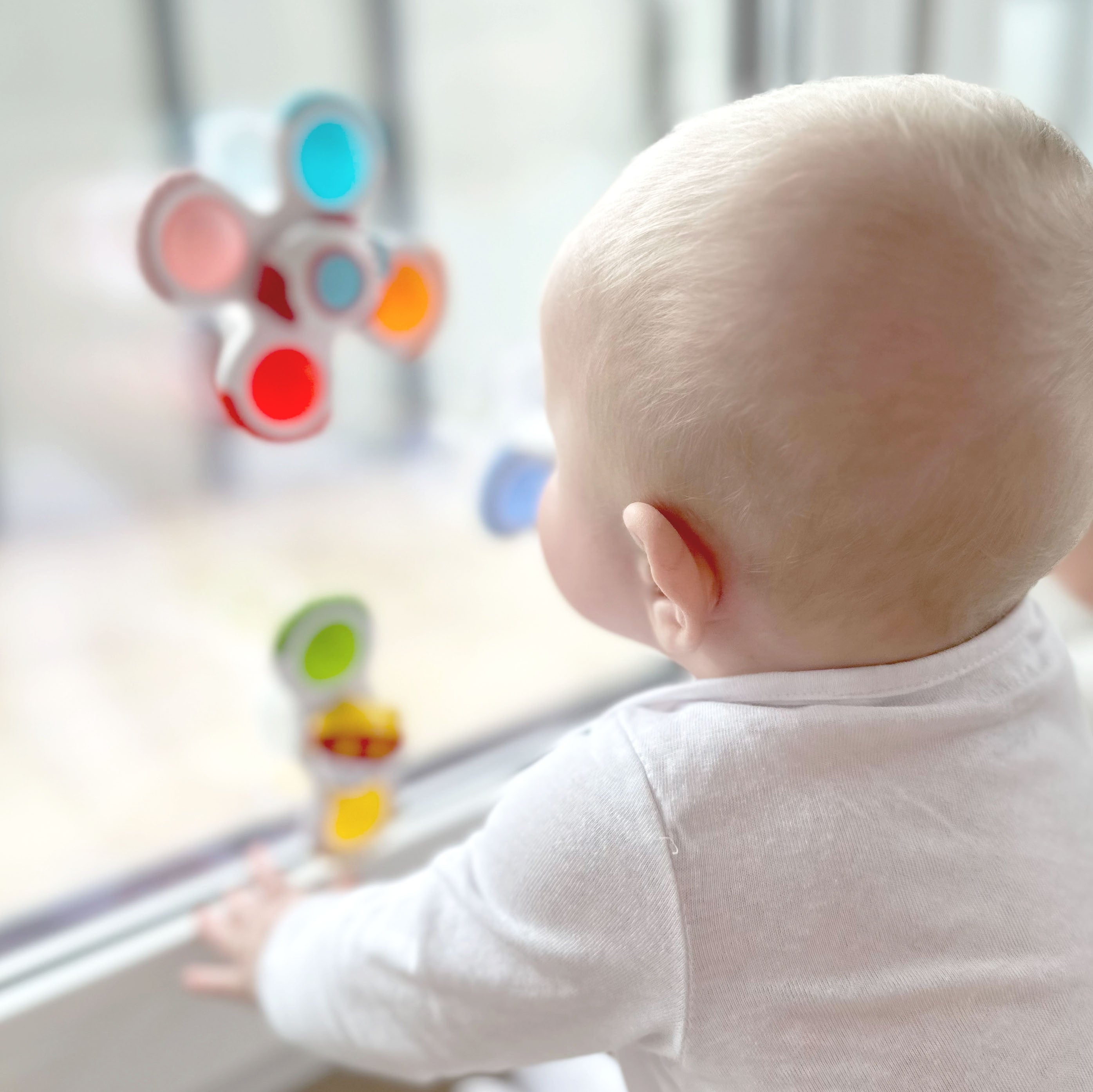 Woopie Baby Spinner Smyslová hračka Rocket Alien Ufo 3 ks.