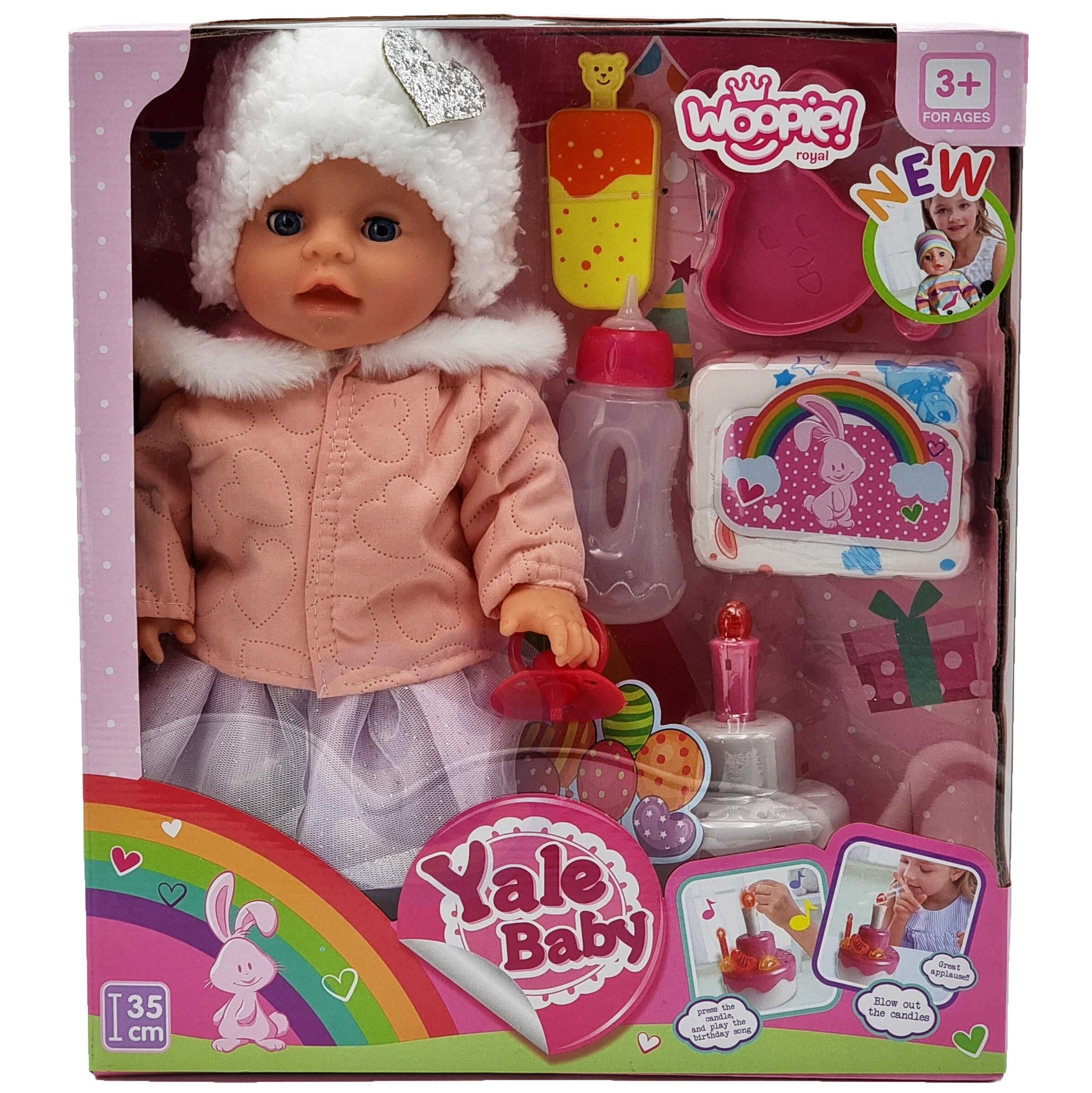 Woopie Royal Interactive Doll Little Sophie's Birthday 35 Cm + Acc.