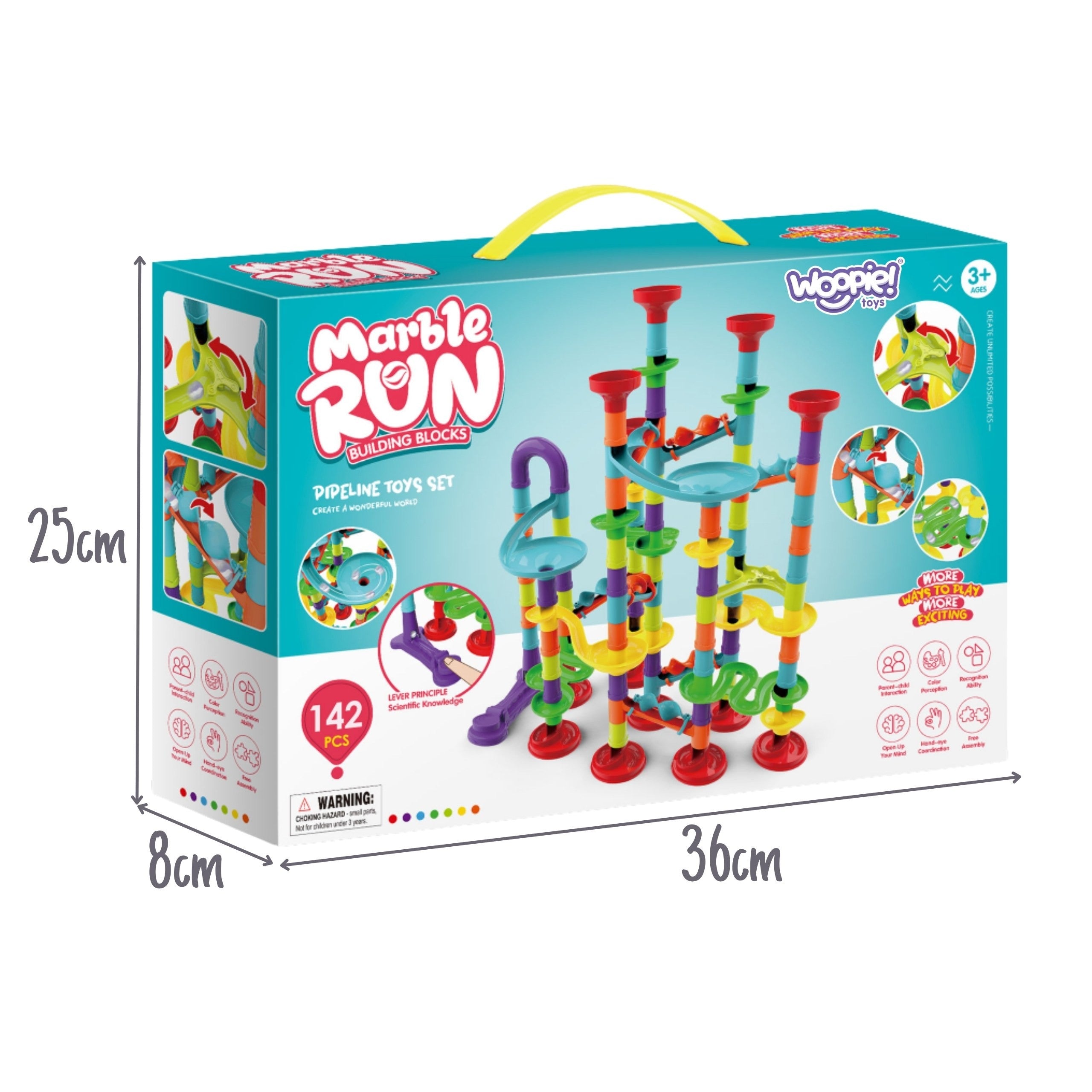 Woopie Ball Track Spiral Set 142 Pcs.
