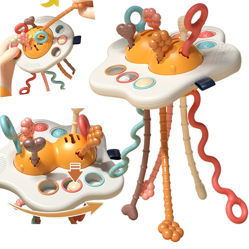 Woopie Baby Montessori szenzoros játék fogat csörgő többfunkciós Ufo