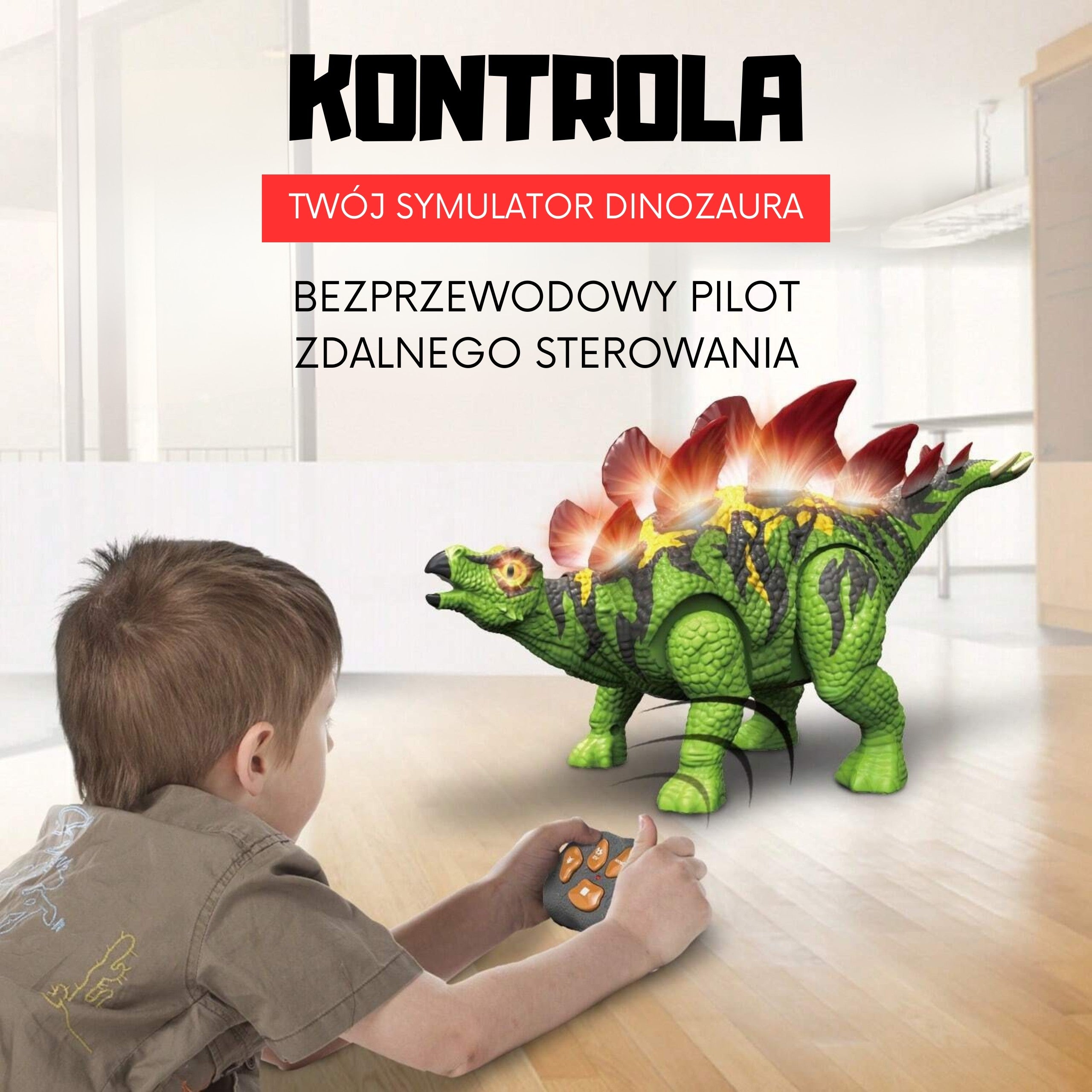 Woopie Diaľkovo ovládaný Rc Dinosaur Robot Stegosaurus