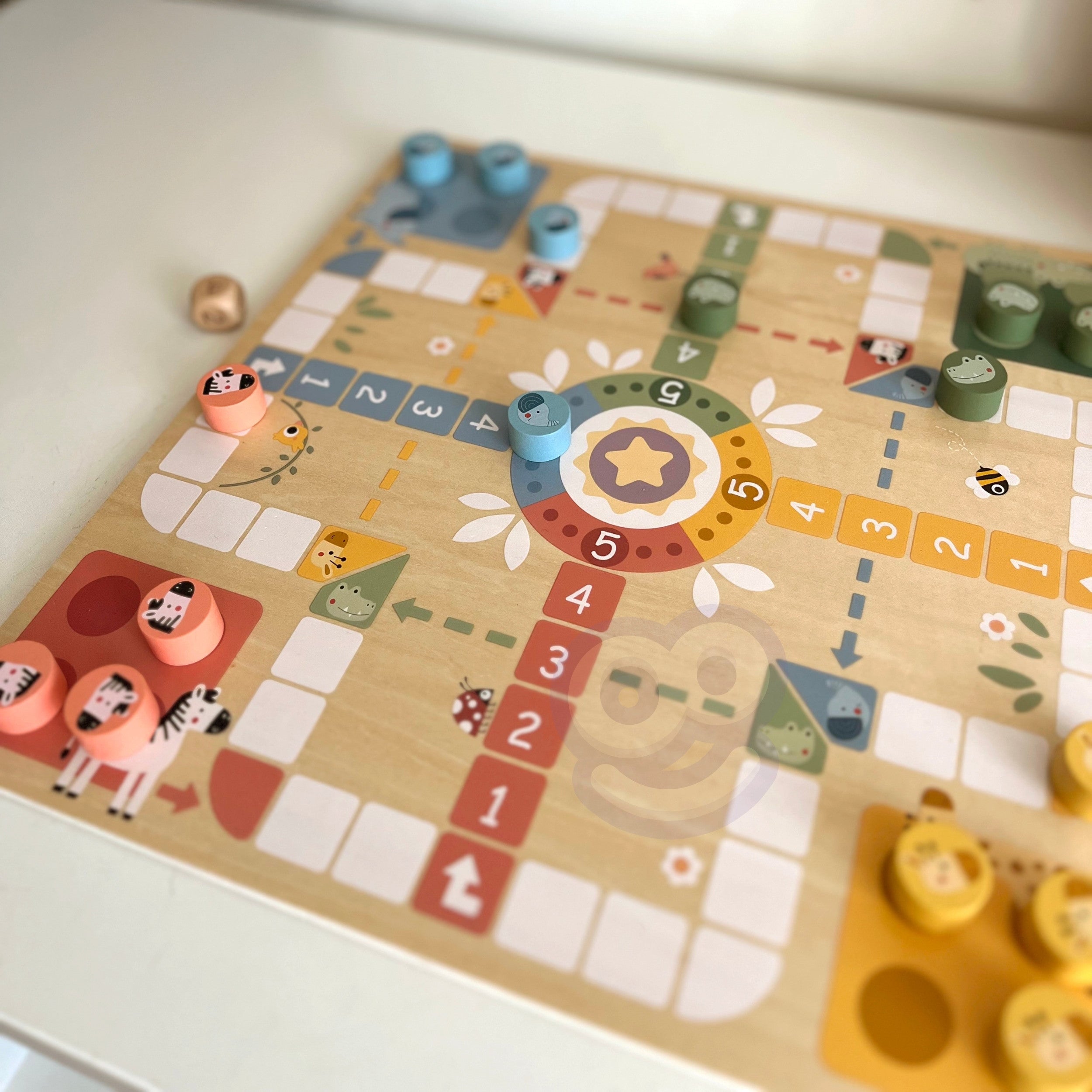 Woopie Green Logic Board Games 2 In 1 Ludo + Snakes And Ladders