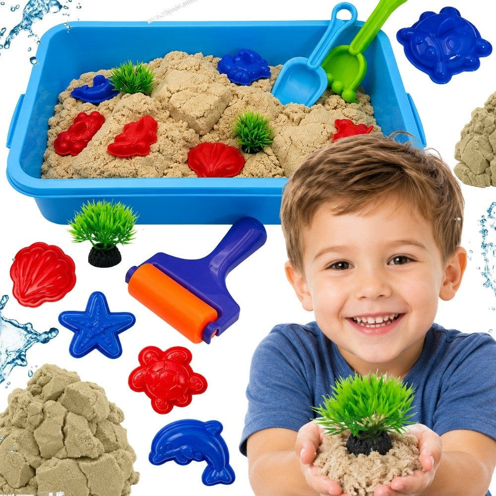 Woopie Kinetic Sand Magic For Water Комплект от 18 части с калъф
