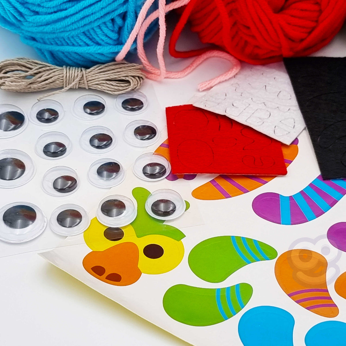 Woopie Art&fun Kit creativo con pompones de monstruo