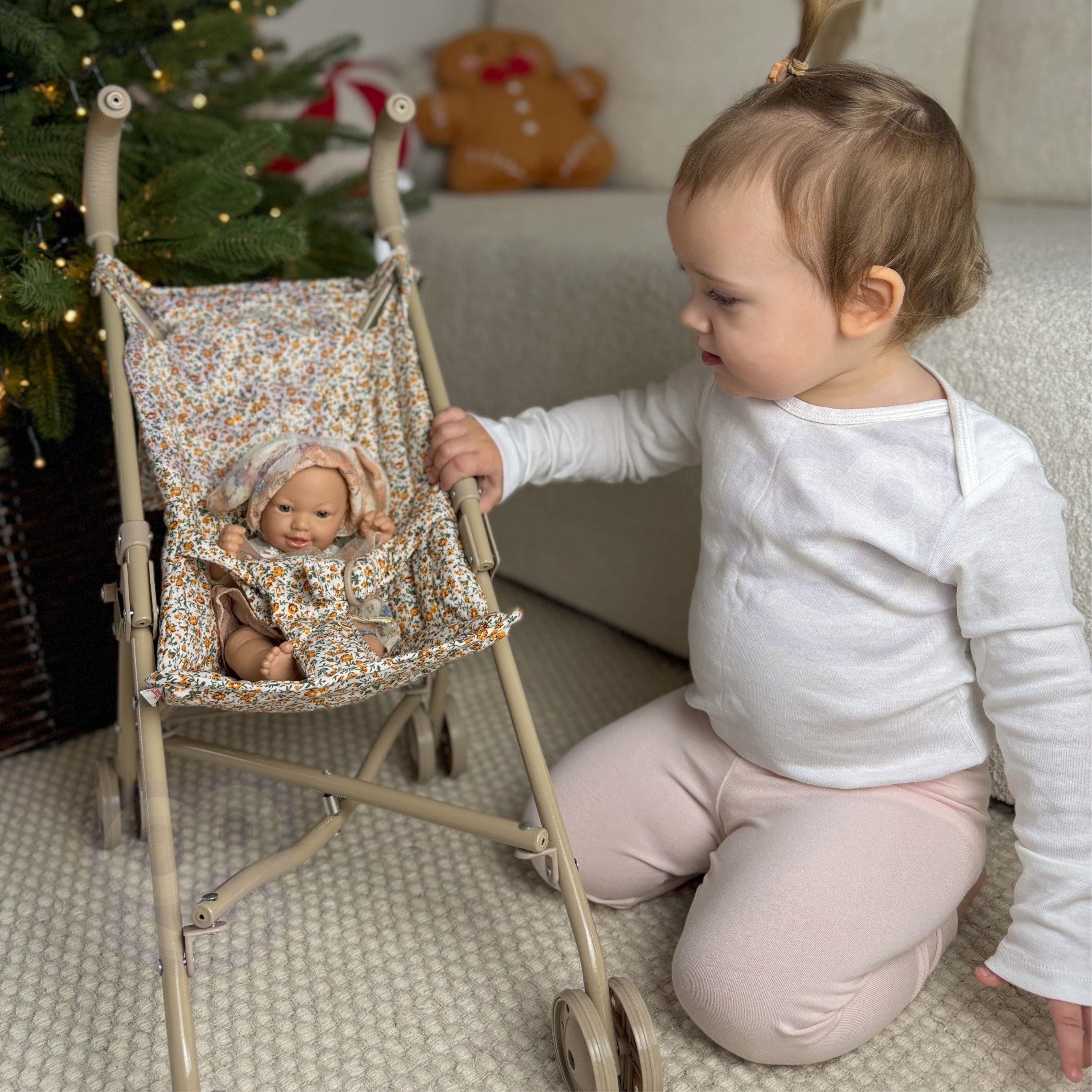 Количка за кукли с цветя Woopie Royal Vintage