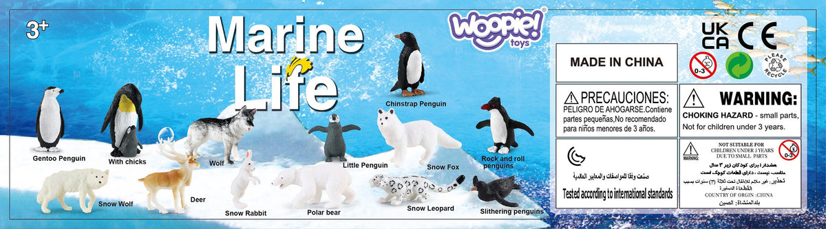 Woopie Arctic Animals Figuren-Set 16-tlg.