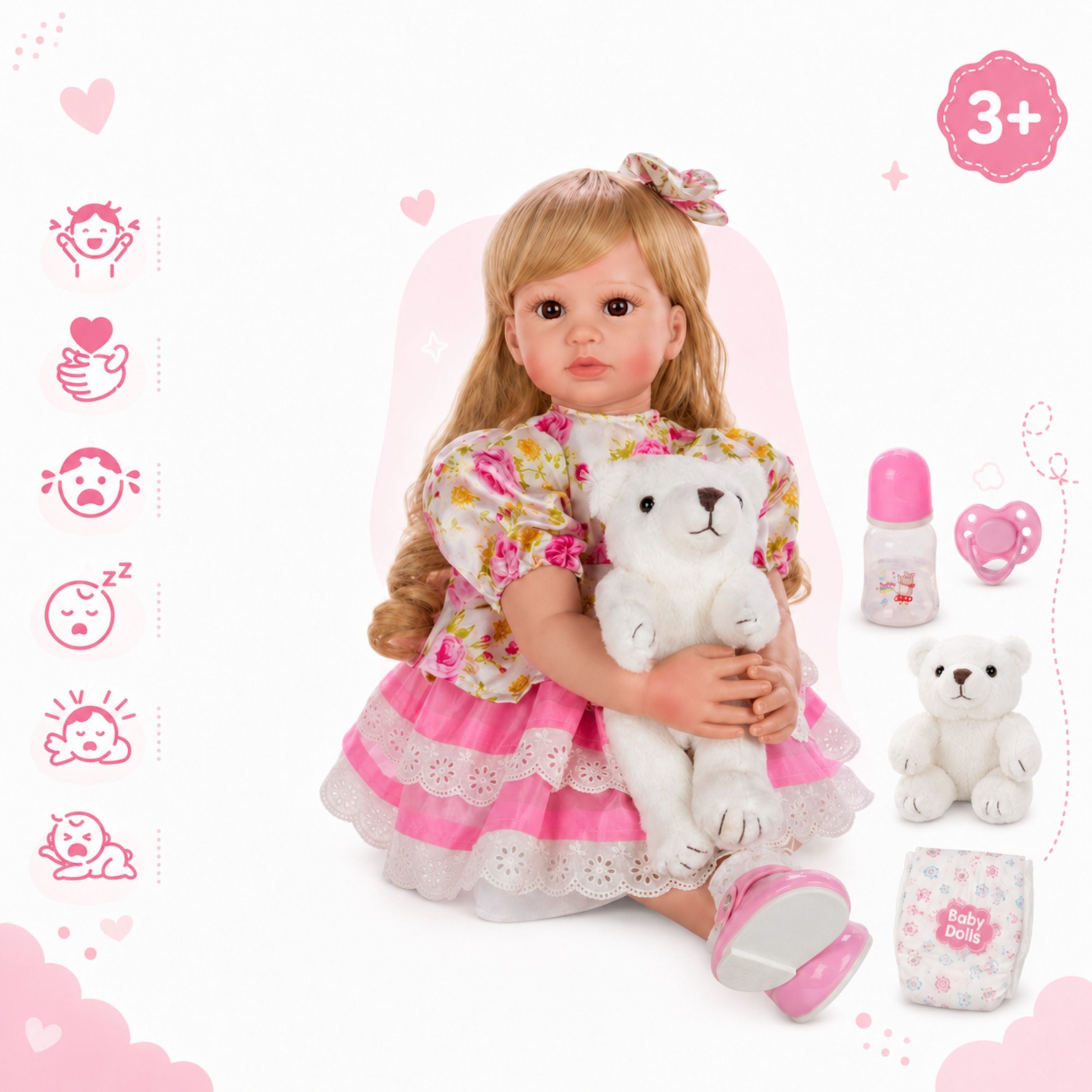 Woopie Royal Spanish Marcia Interactive Baby Dolls