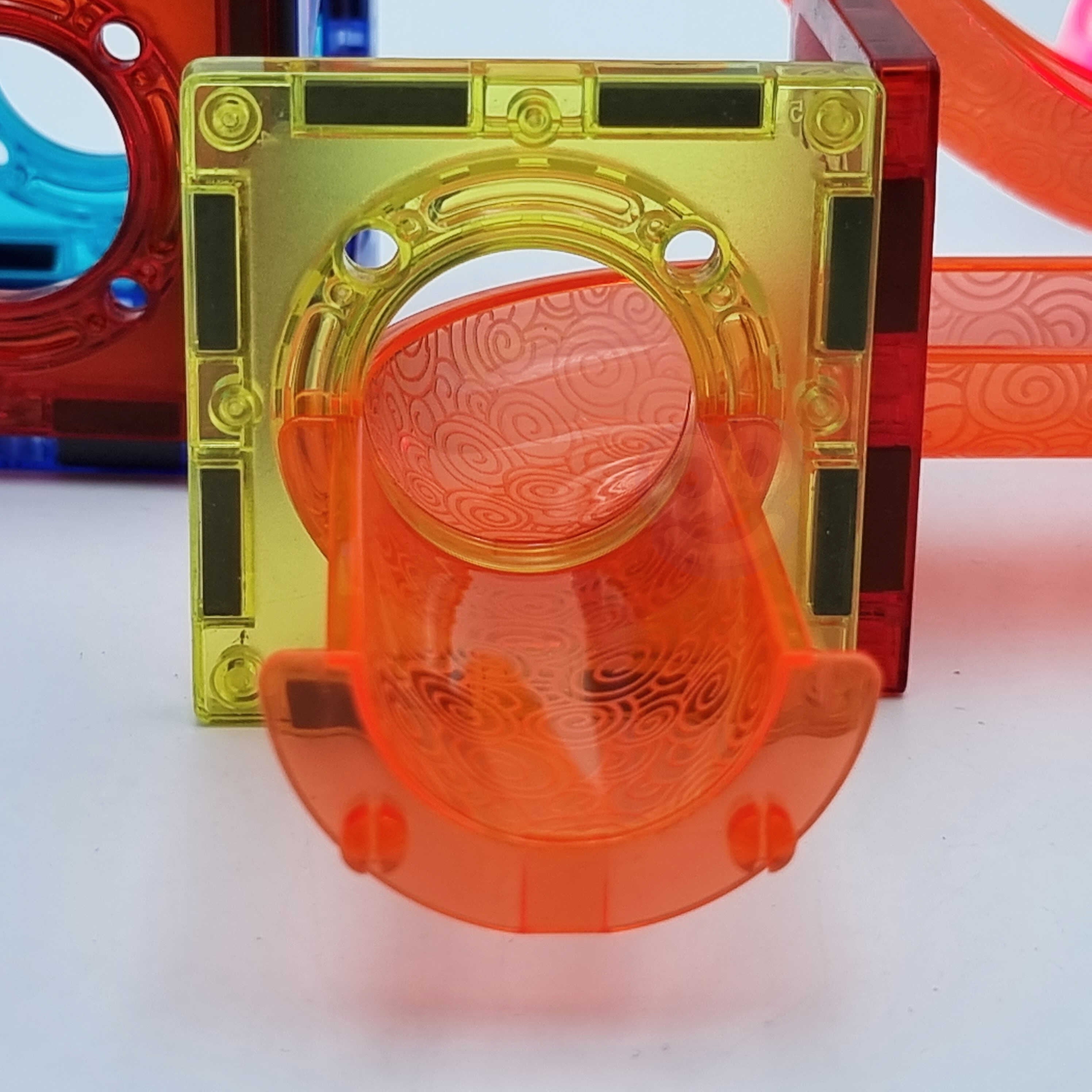 Woopie Bloques magnéticos Luz de riel de bola 49 piezas.