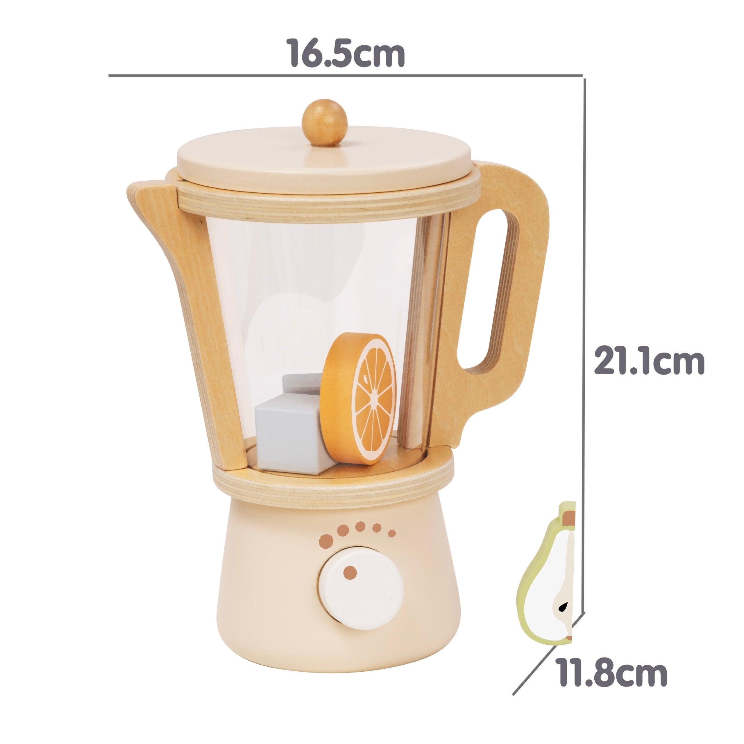 Tooky Toy Kitchen Blender With Accessories - 18 Pieces