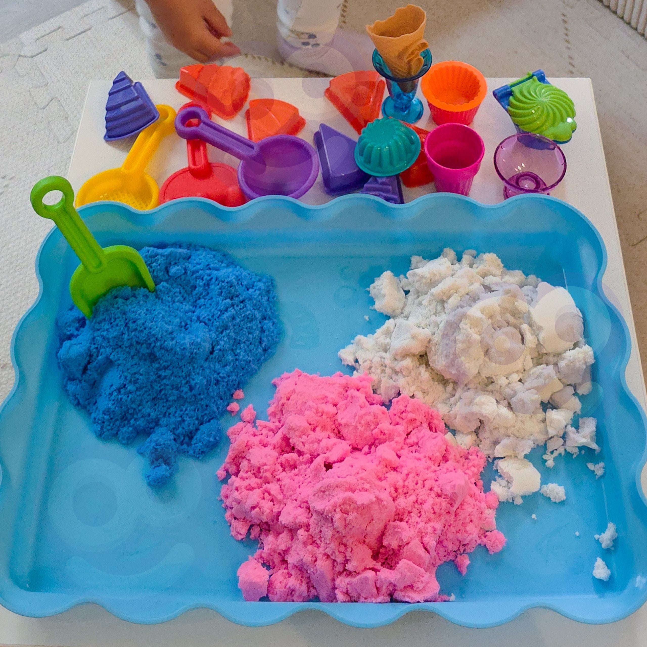 Woopie Sand Fairy Kinetic Sand Set Ice Cream Parlor Desserts 24pcs