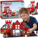 Woopie Magnetic Blocks 3d Комплект противопожарна служба 48 бр.