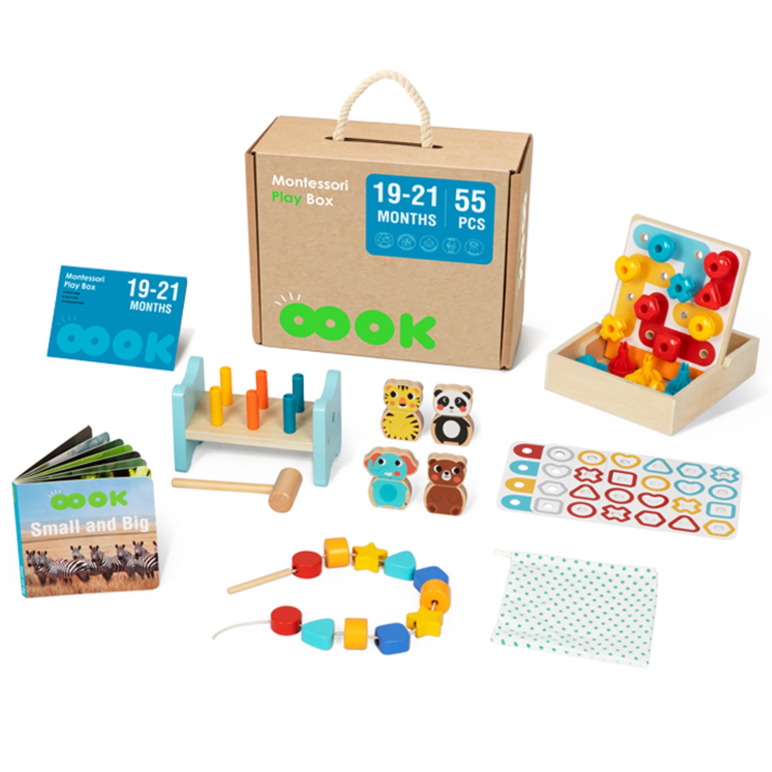 Tooky Toy Box Xxl Montessori Educational 7i1 Sensory Box 19-21 måneder