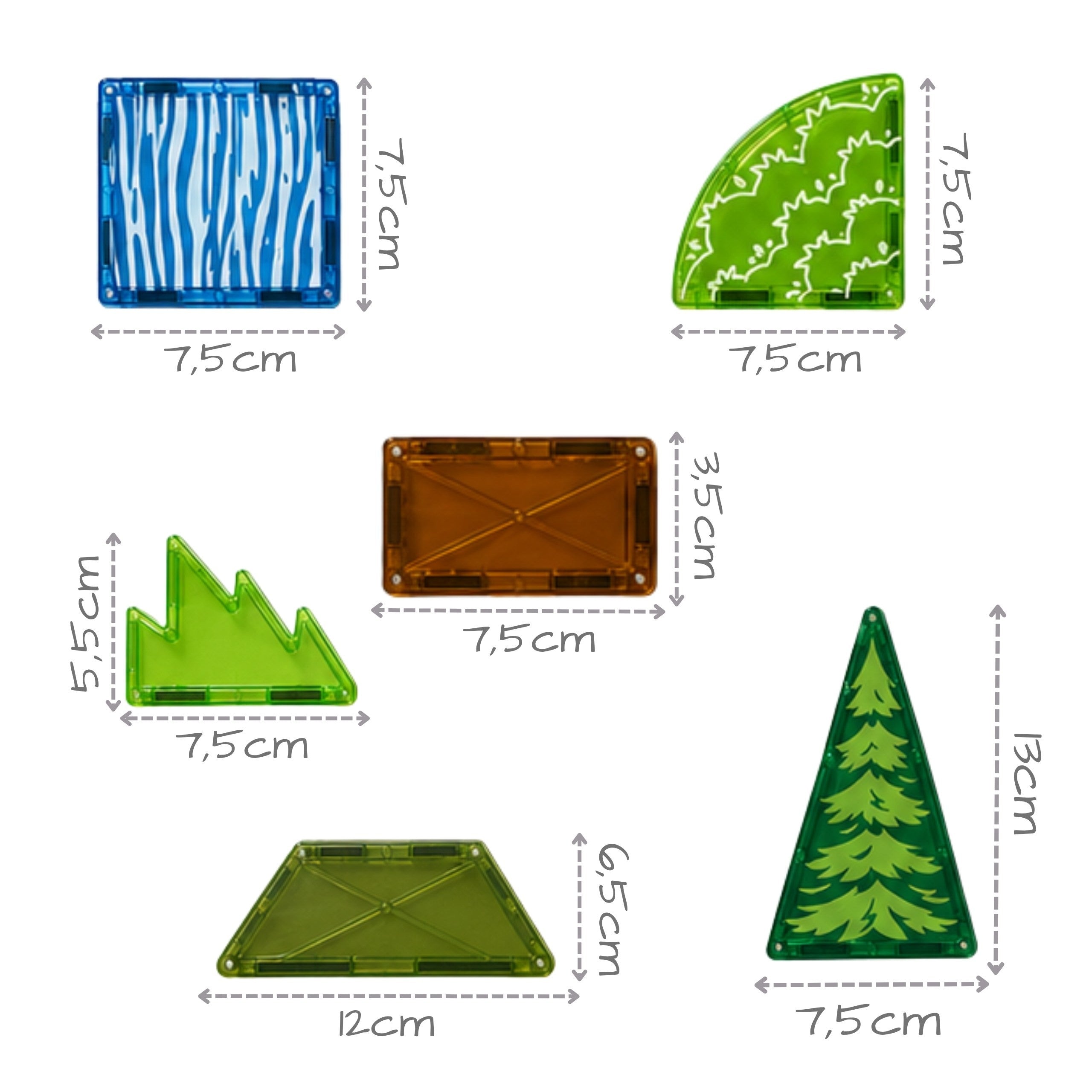 Bloic Foirgníochta Maighnéadacha Woopie 3d Set Oideachais Ainmhithe Uathúla 45pcs.