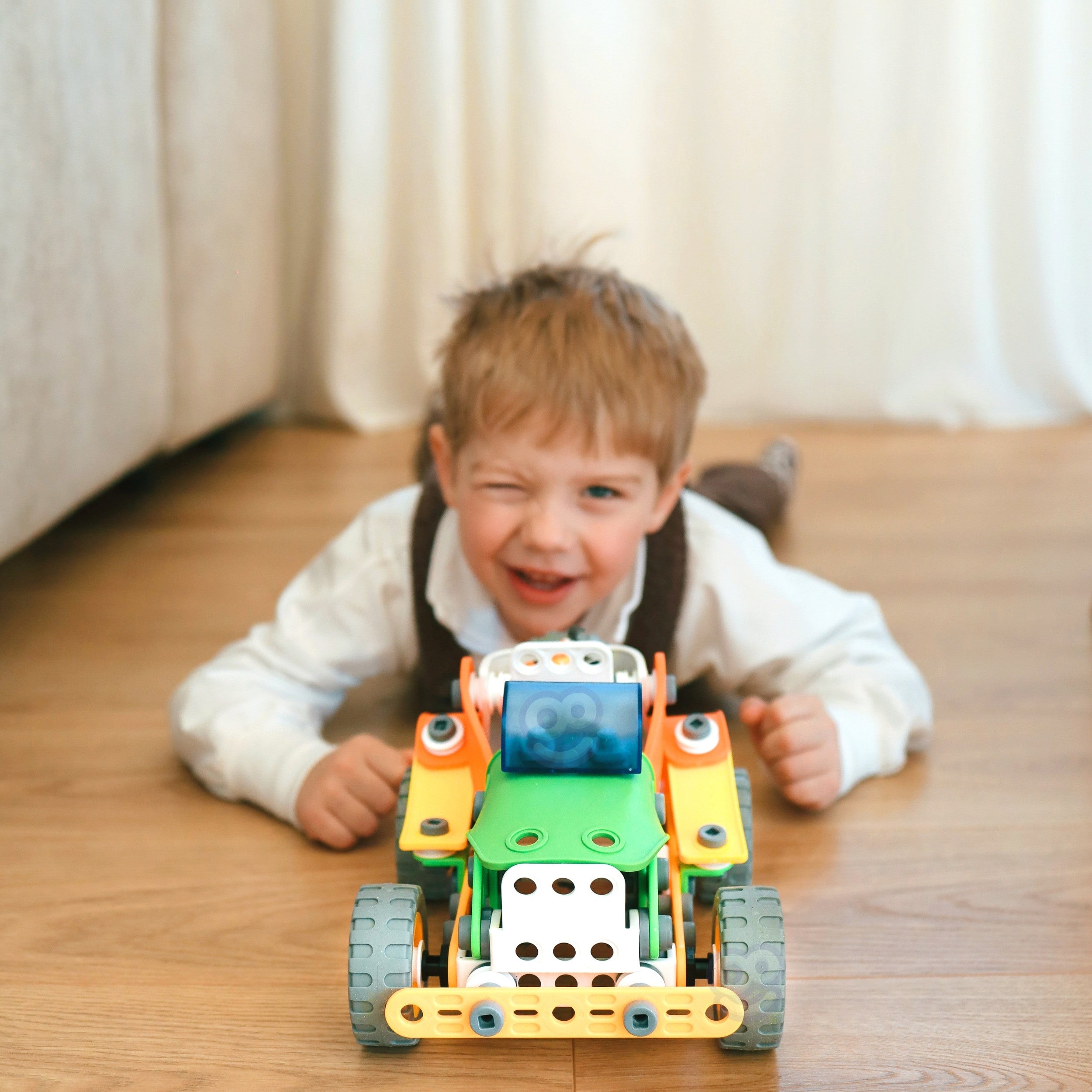 Woopie Construction Bricks Set Stem Vehicles 163 бр.