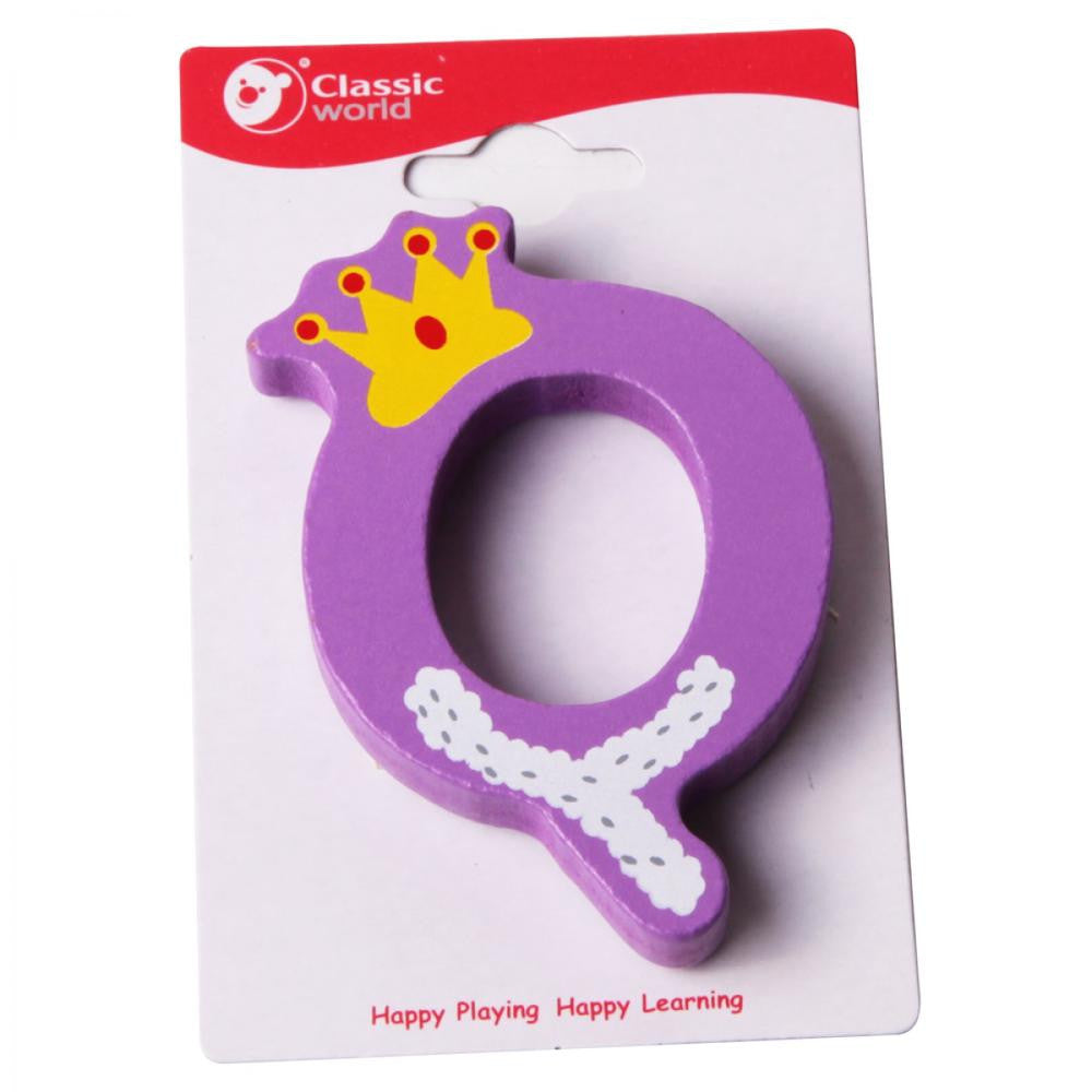 Classic World Wooden Letter Q