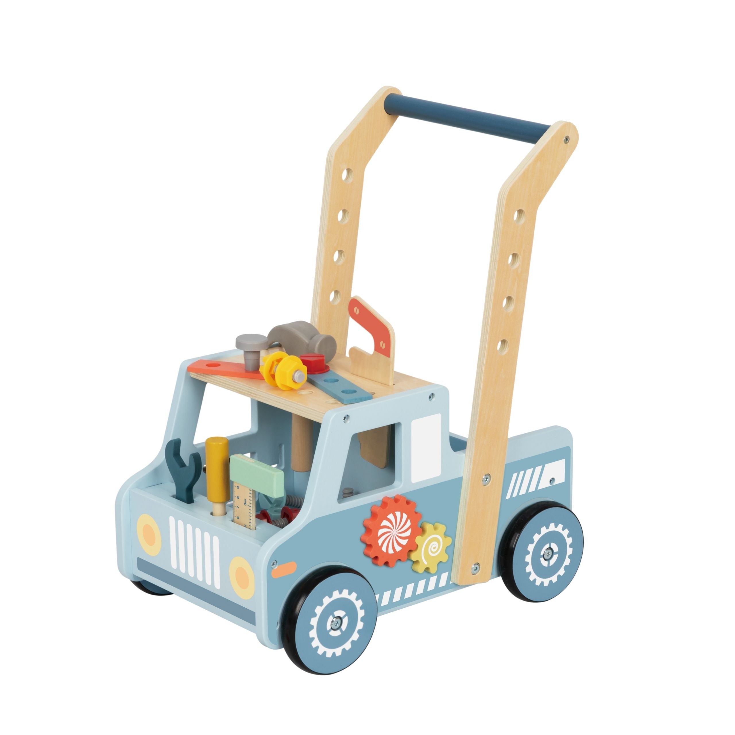 Tooky Toy Walker Car Mini Stem Workshop in legno