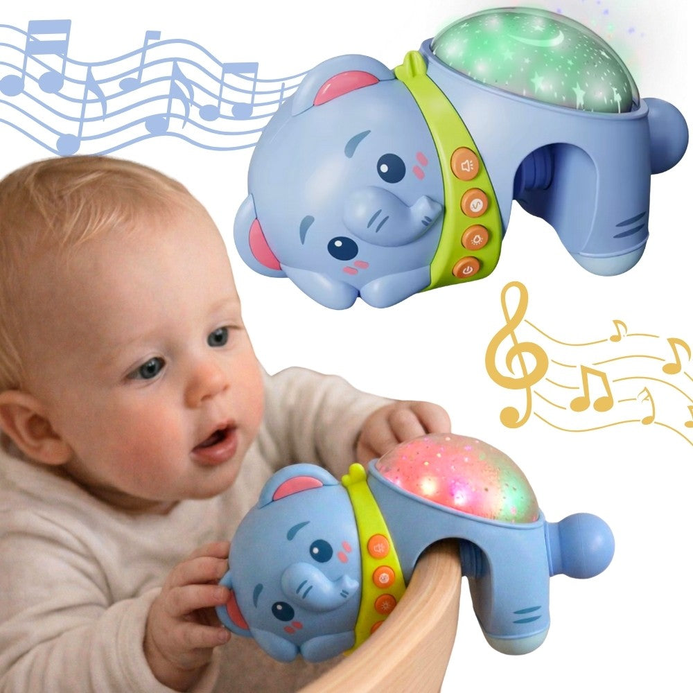 Woopie Baby Star Projector Elephant Night Light за деца