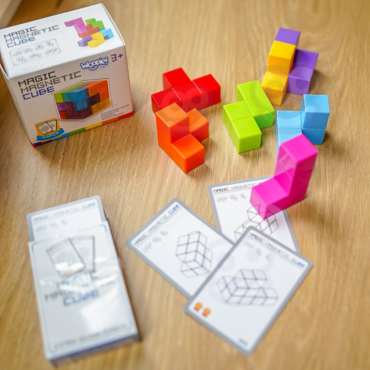 Woopie Tetris kocka puzzle kártyakészlettel