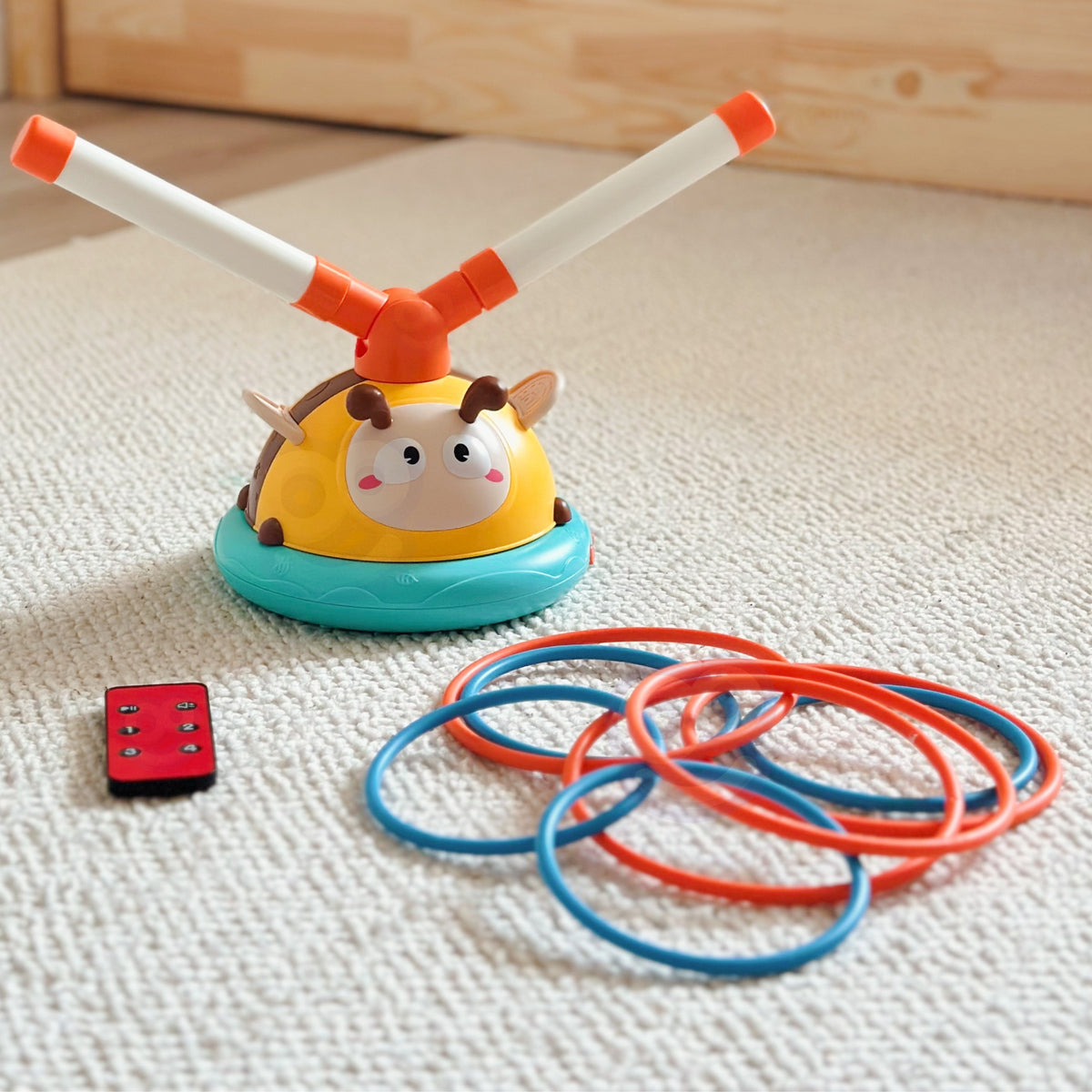 Jeu d'arcade automatique de corde à sauter de Woopie 2 dans 1 lancer à la cible d'abeille