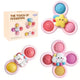 Woopie Baby Space Spinner Pop-it Sensory Toy Interchangeable 3 Pcs Pink.