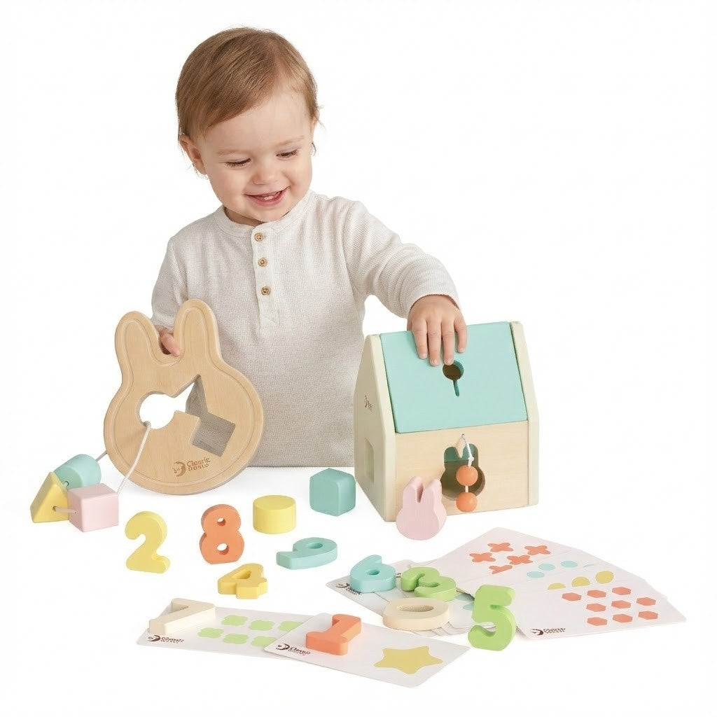 Classic World Pastel Baby Box First Learning Toys From 12 To 18 Months
