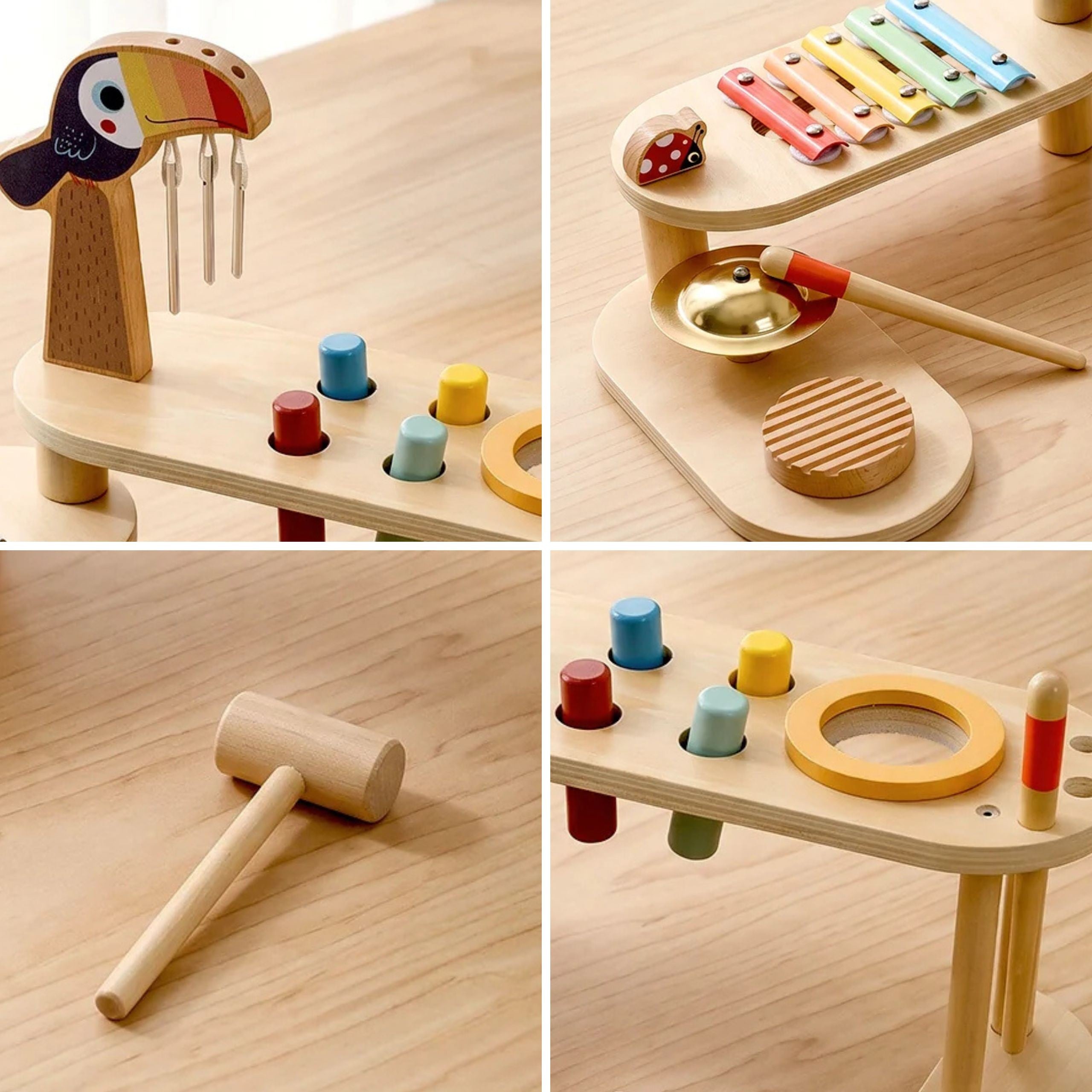 Tooky Toy Educational Music Table - Toucan