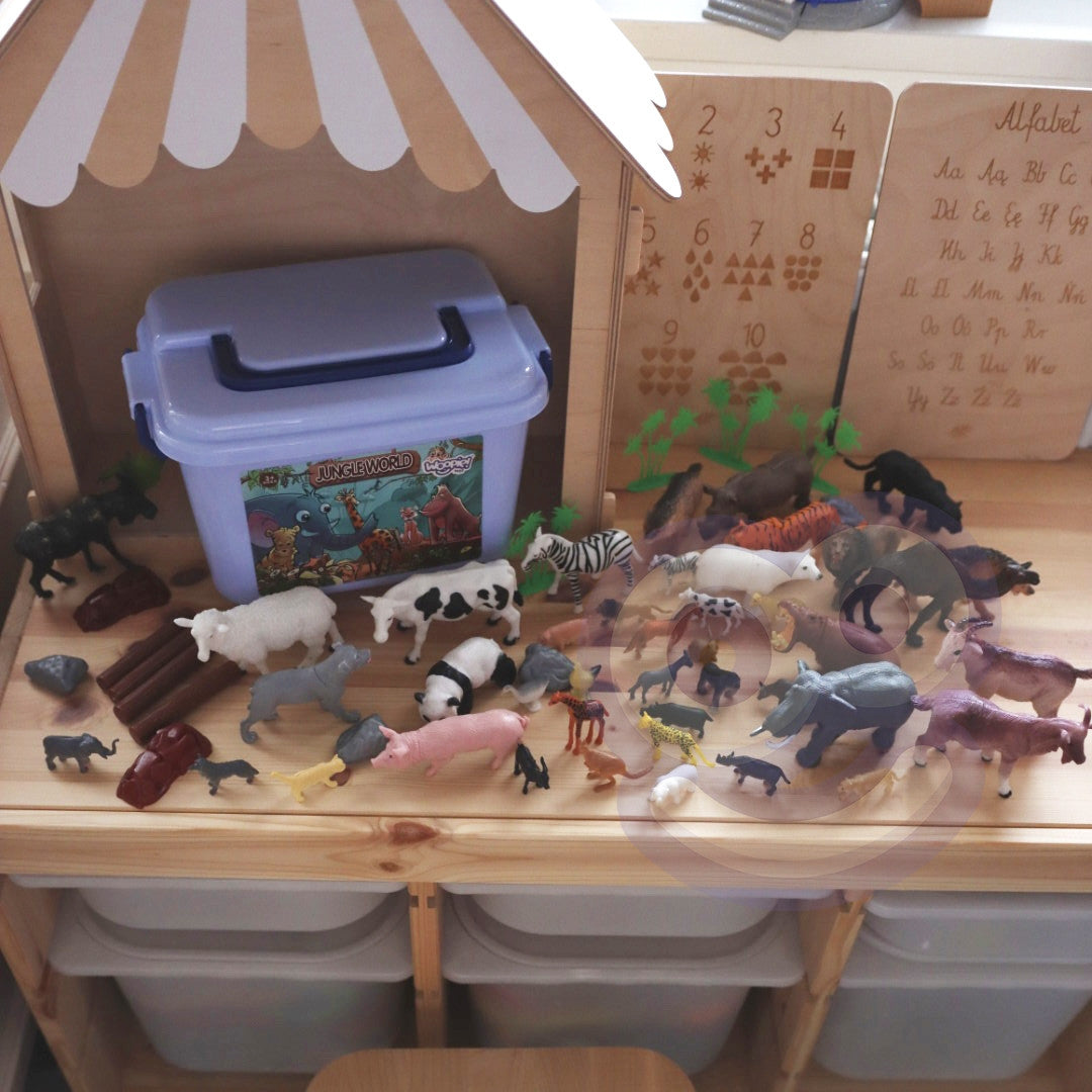 Woopie Set Dierenfiguren Xxl 58 St.