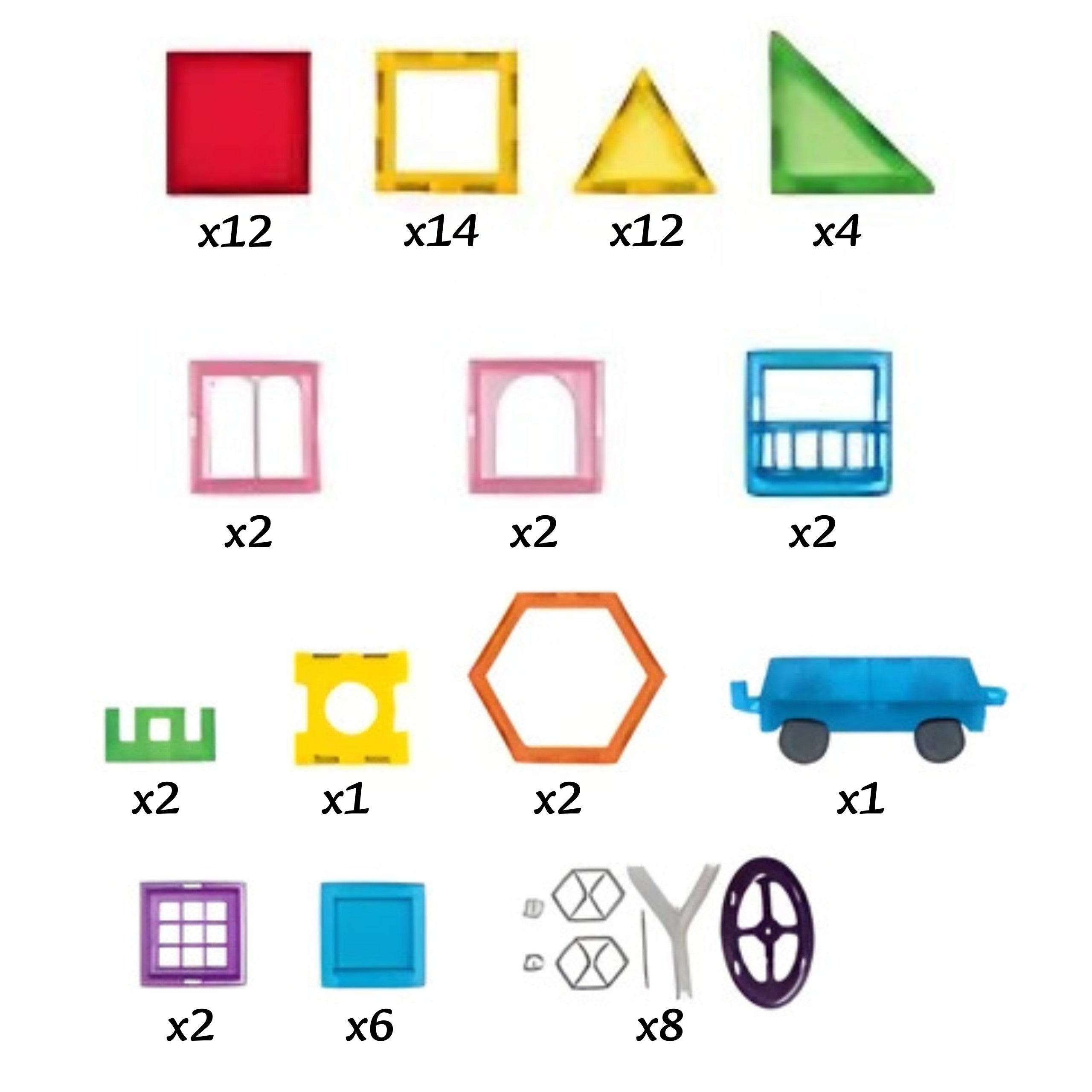 Woopie 3d Magnetic Blocks Educational Panels For Kids