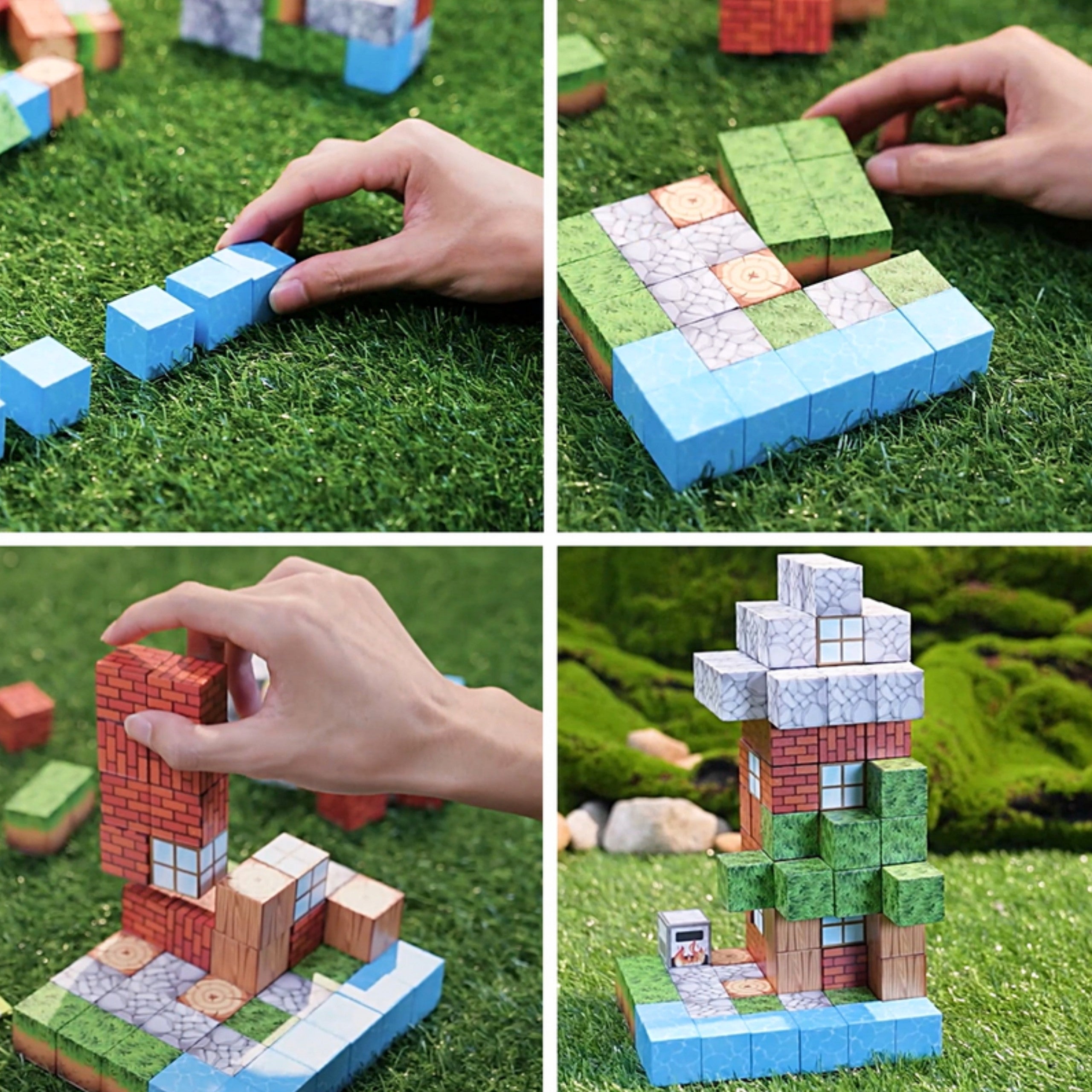 Woopie Магнитни строителни блокове World Of Blocks 108 бр.