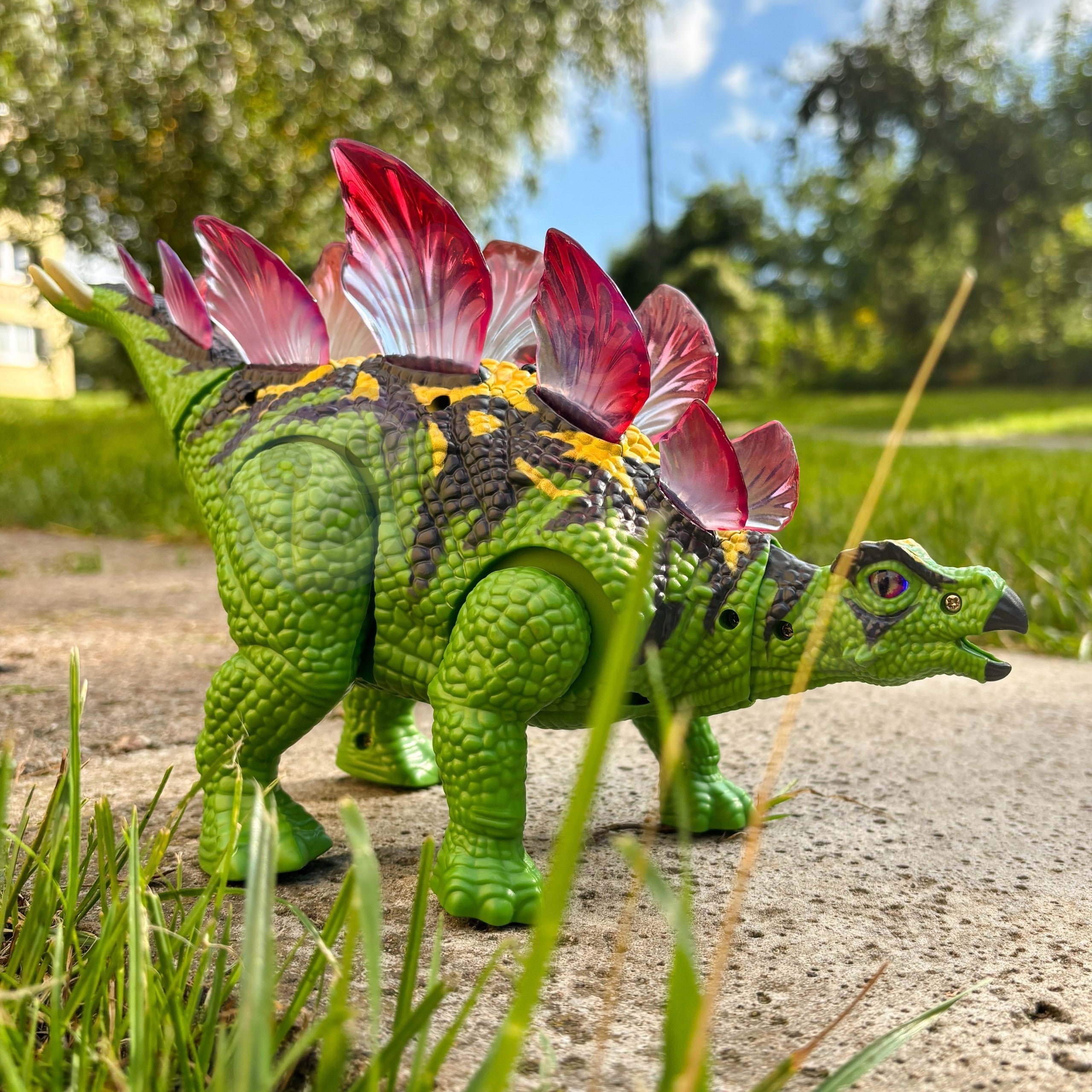 Woopie Diaľkovo ovládaný Rc Dinosaur Robot Stegosaurus