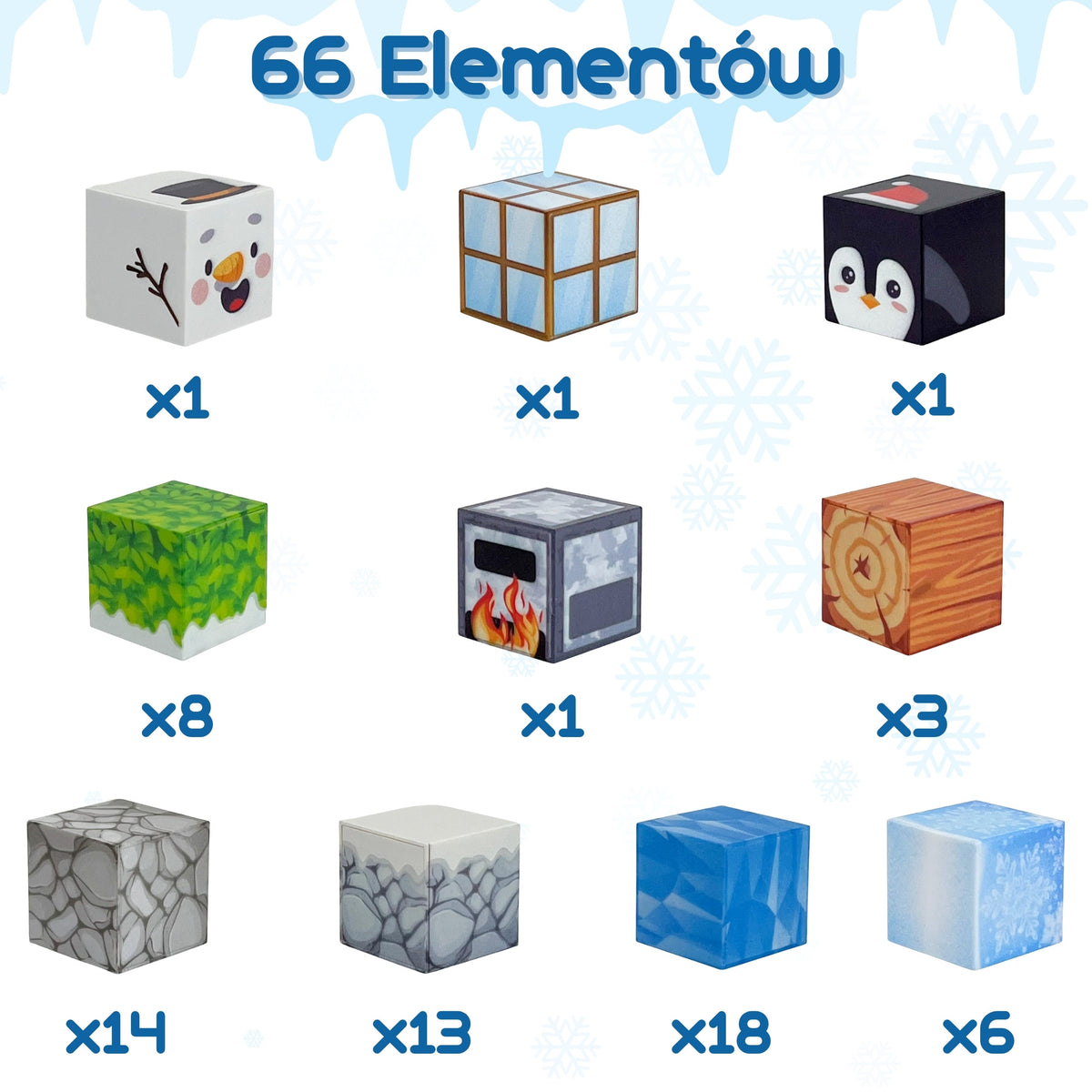 Woopie Magnetic Construction Blocks Winter World Of Blocks