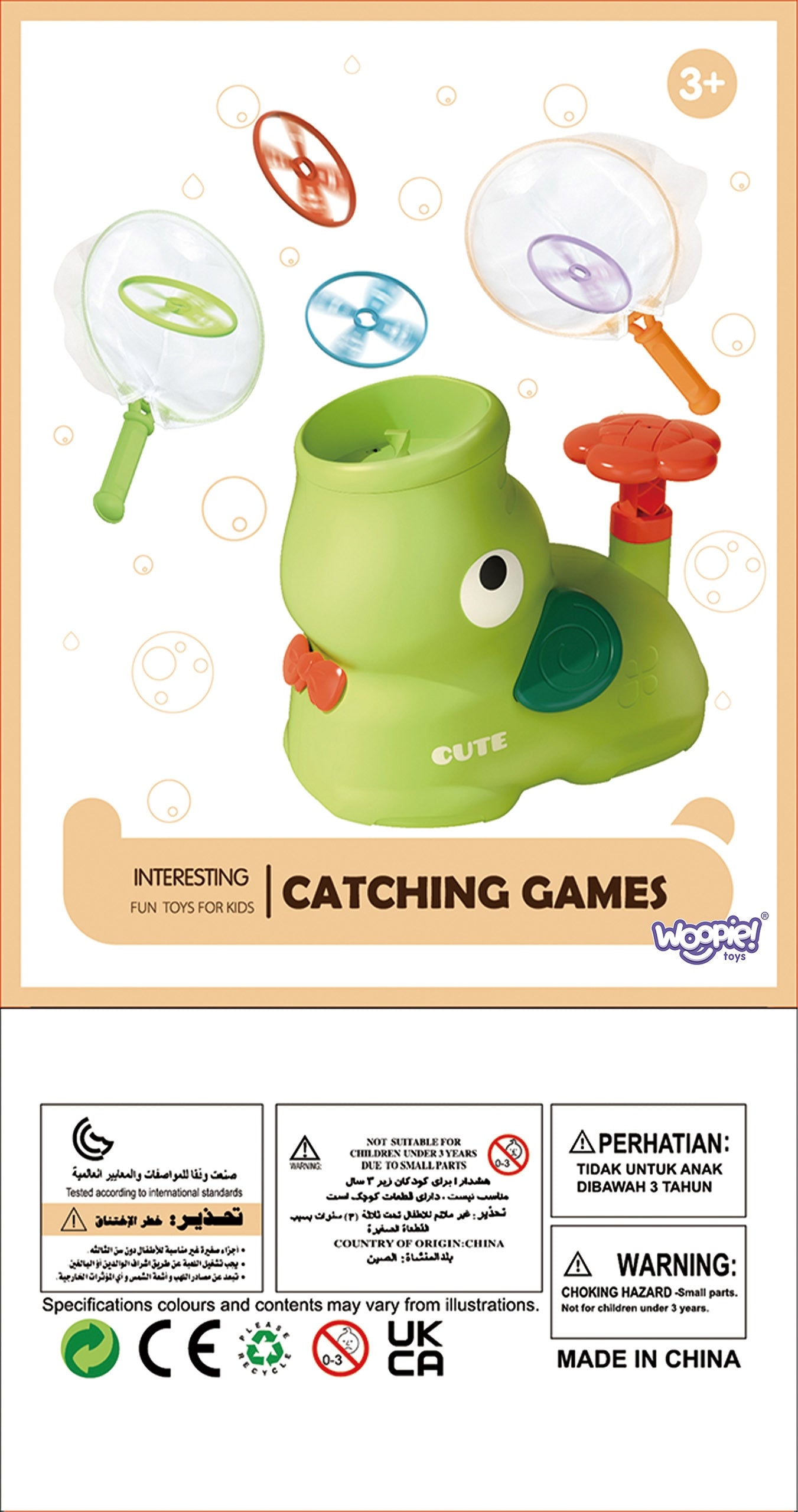 Woopie Arcade Game Catch Frisbee Disc Launcher