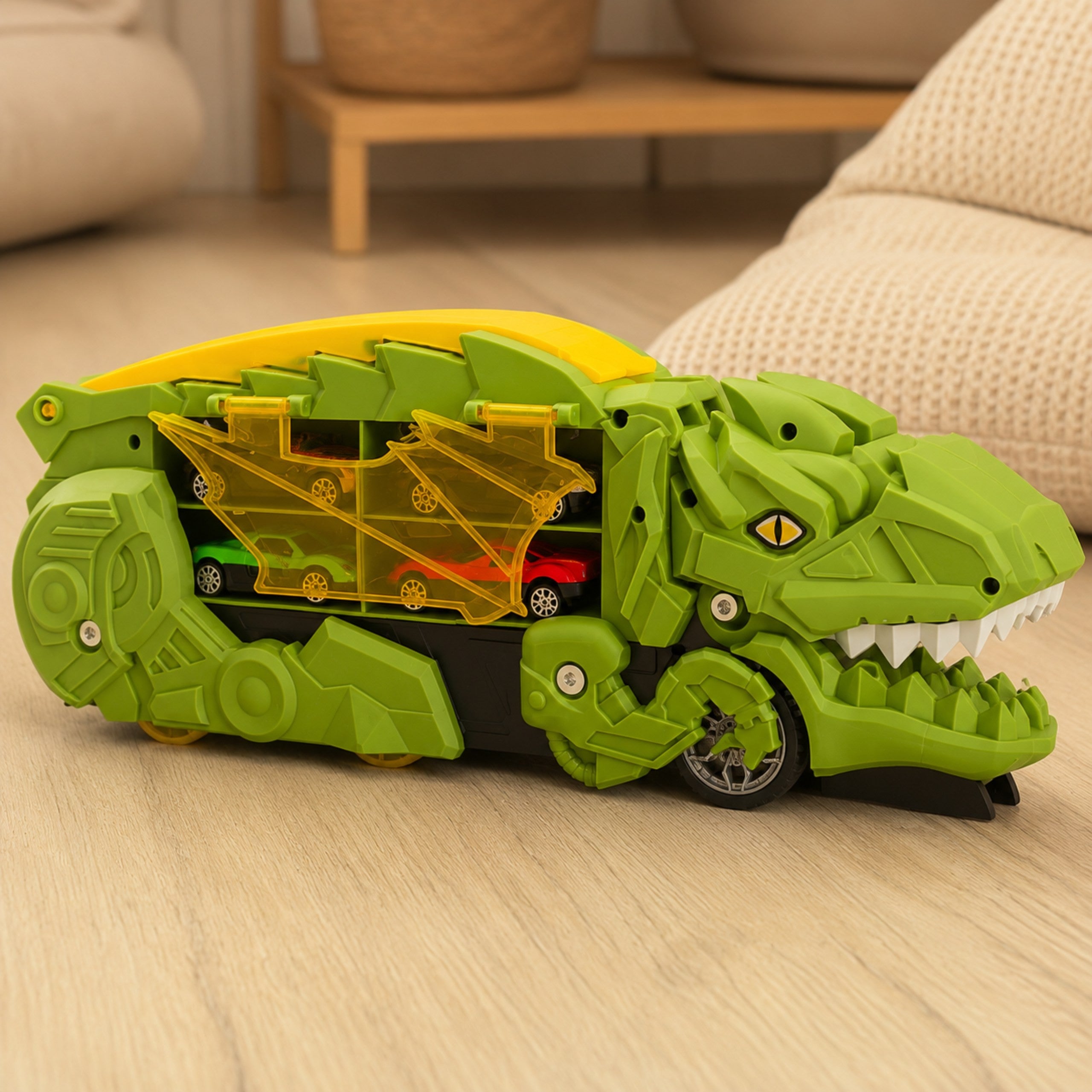 Woopie Dinosaur Eater Track Vehicle Set 13pcs.