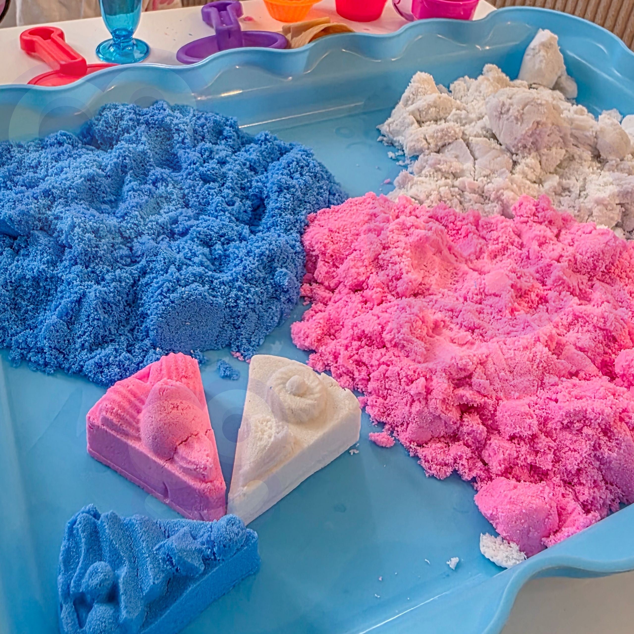 Woopie Sand Fairy Kinetic Sand Set Ice Cream Parlor Desserts 24pcs