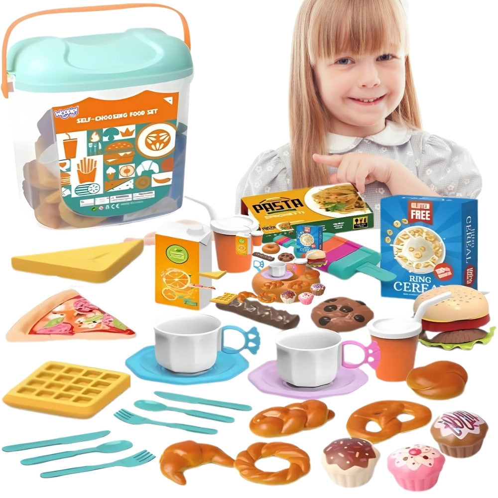 Conjunto Confeiteiro Woopie Little Doces E Sobremesas Em Balde 40 Unid.