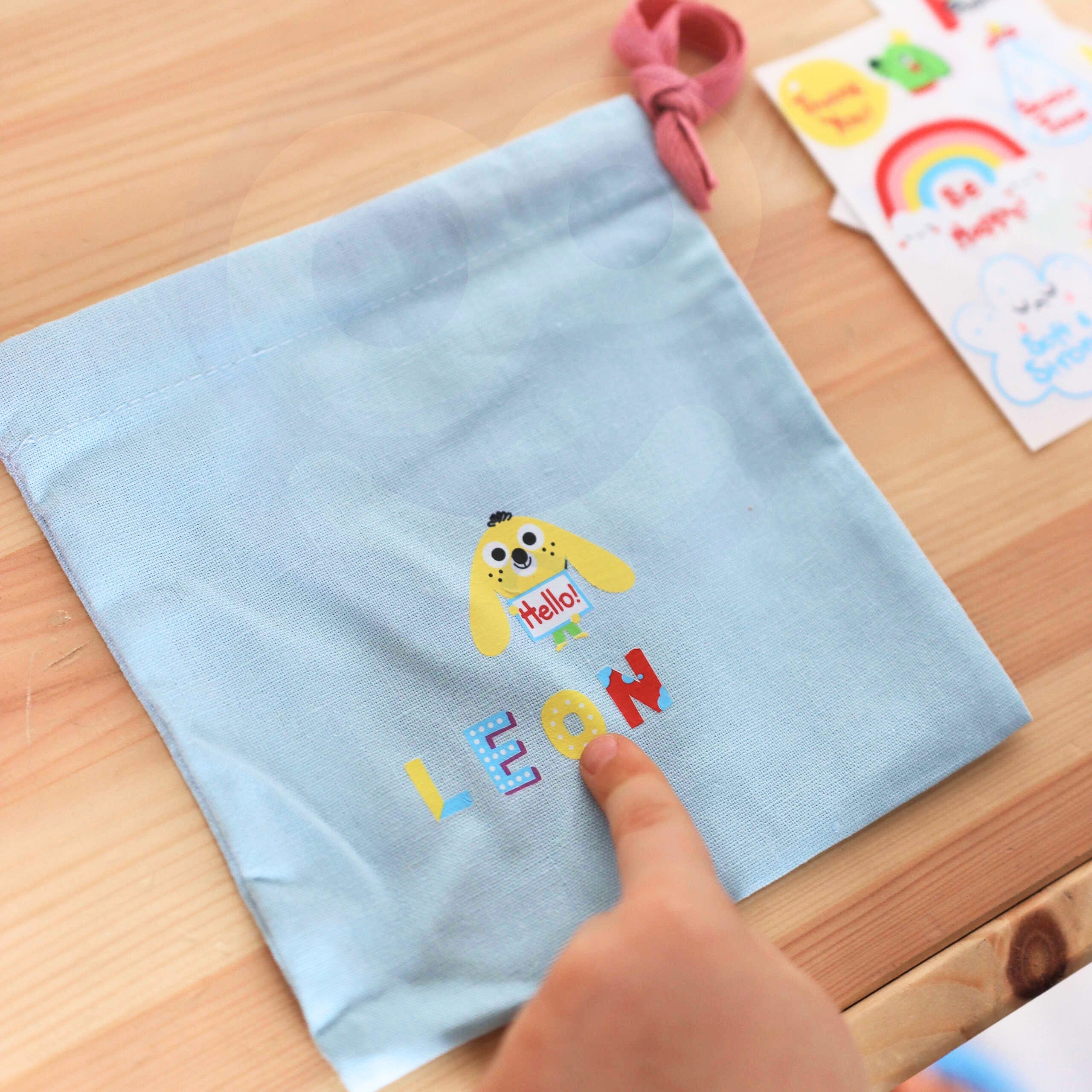 Woopie Art&fun Diy Bag Decorating Kit - Make A Bag With Your Child's Name