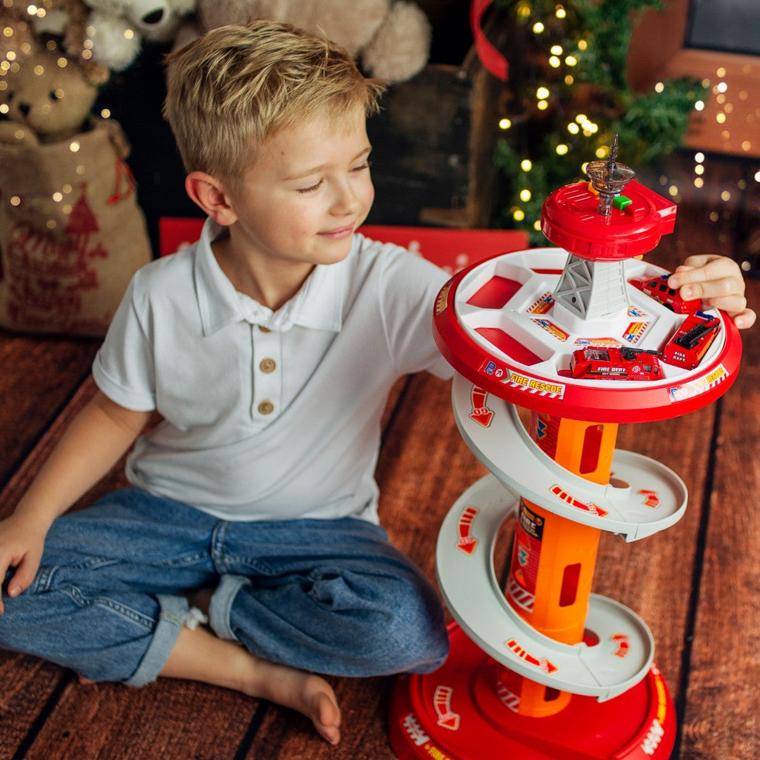 Woopie Spiral Track Car Garage 3 Pcs.
